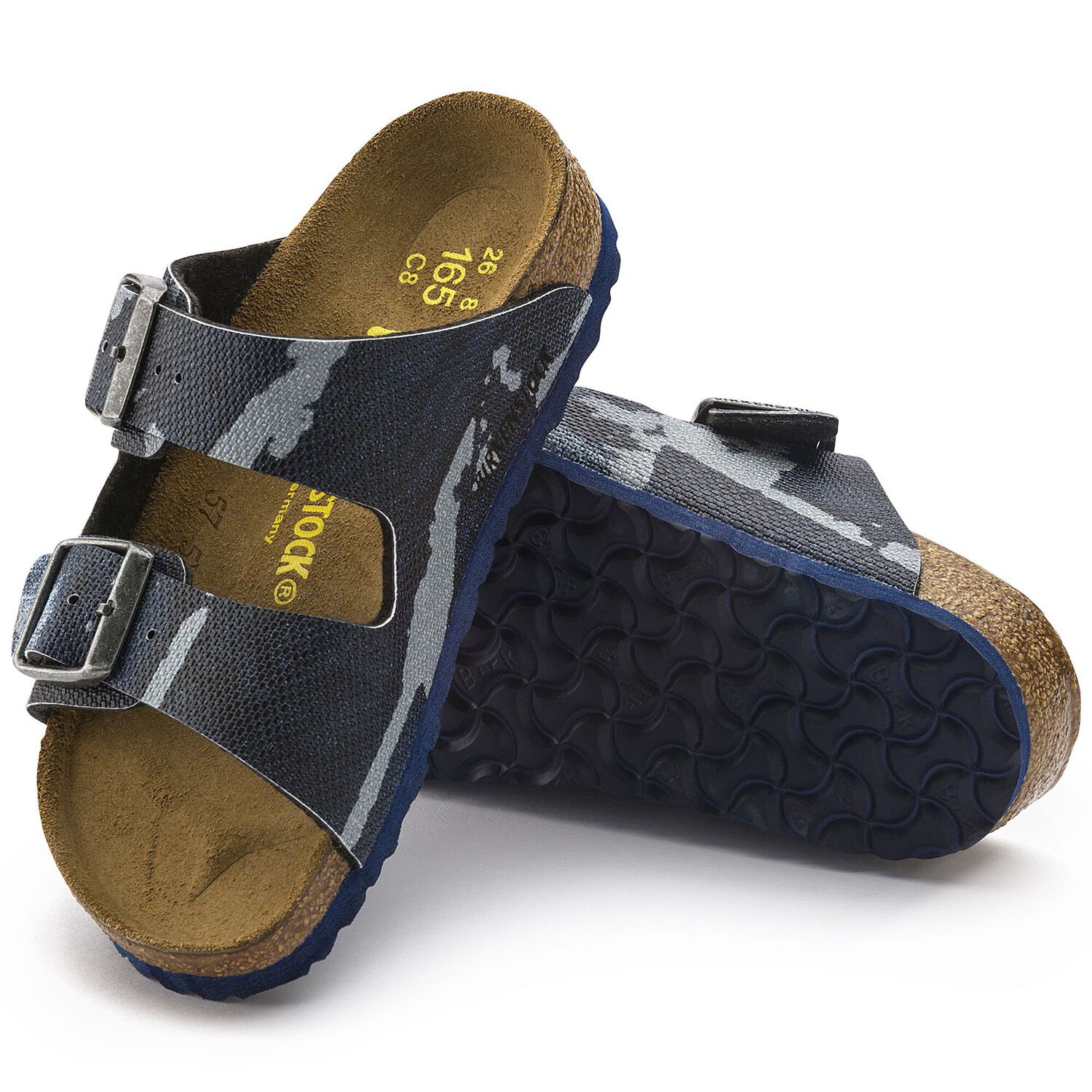 birkenstock moroccan blue