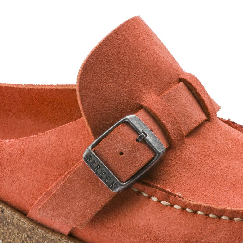 Buckley Suede Leather Coral Buckley Suede Leather Coral