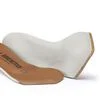 Comfort Toeless Insole Leather  Natural Leather