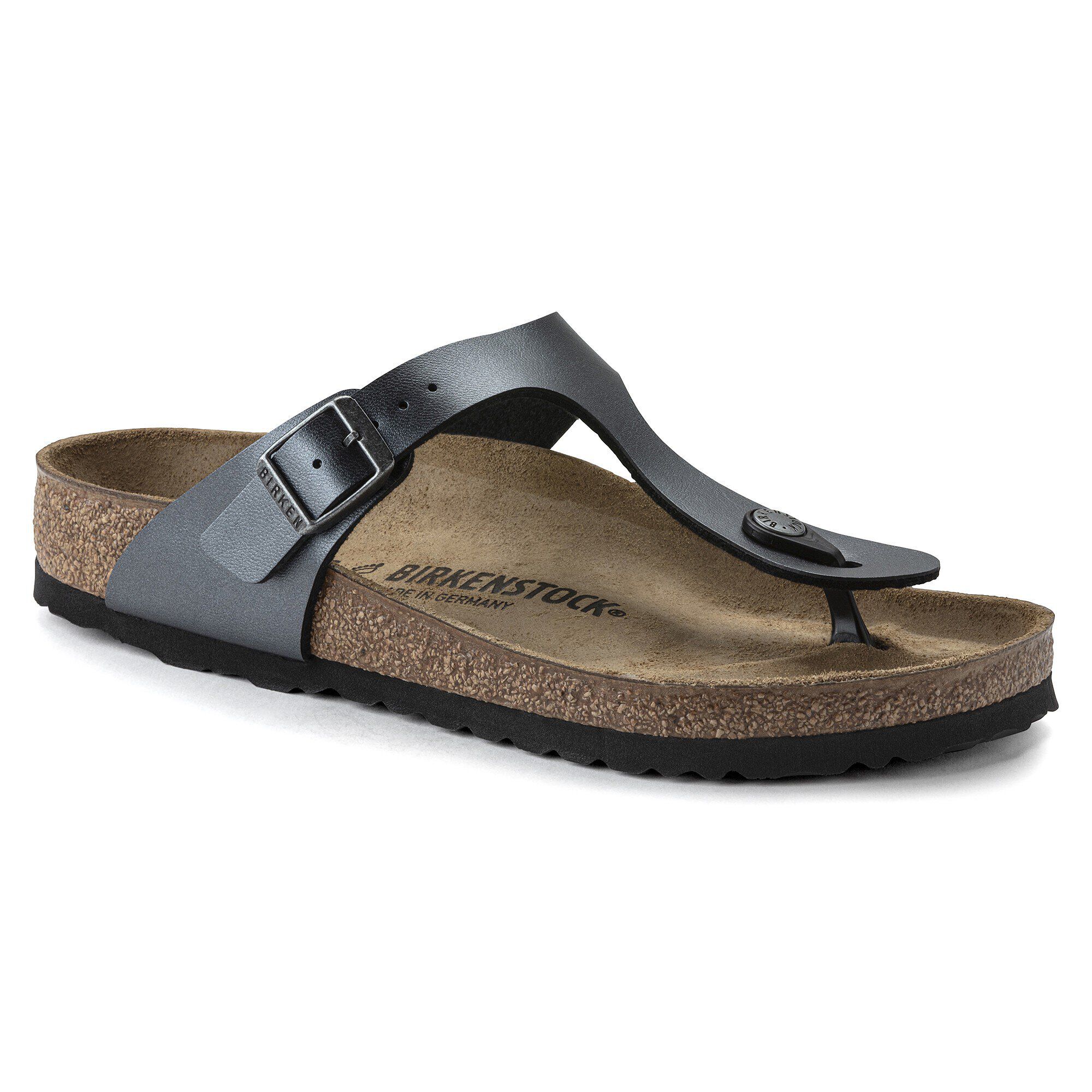 Gizeh Birko-Flor Metallic Black | BIRKENSTOCK