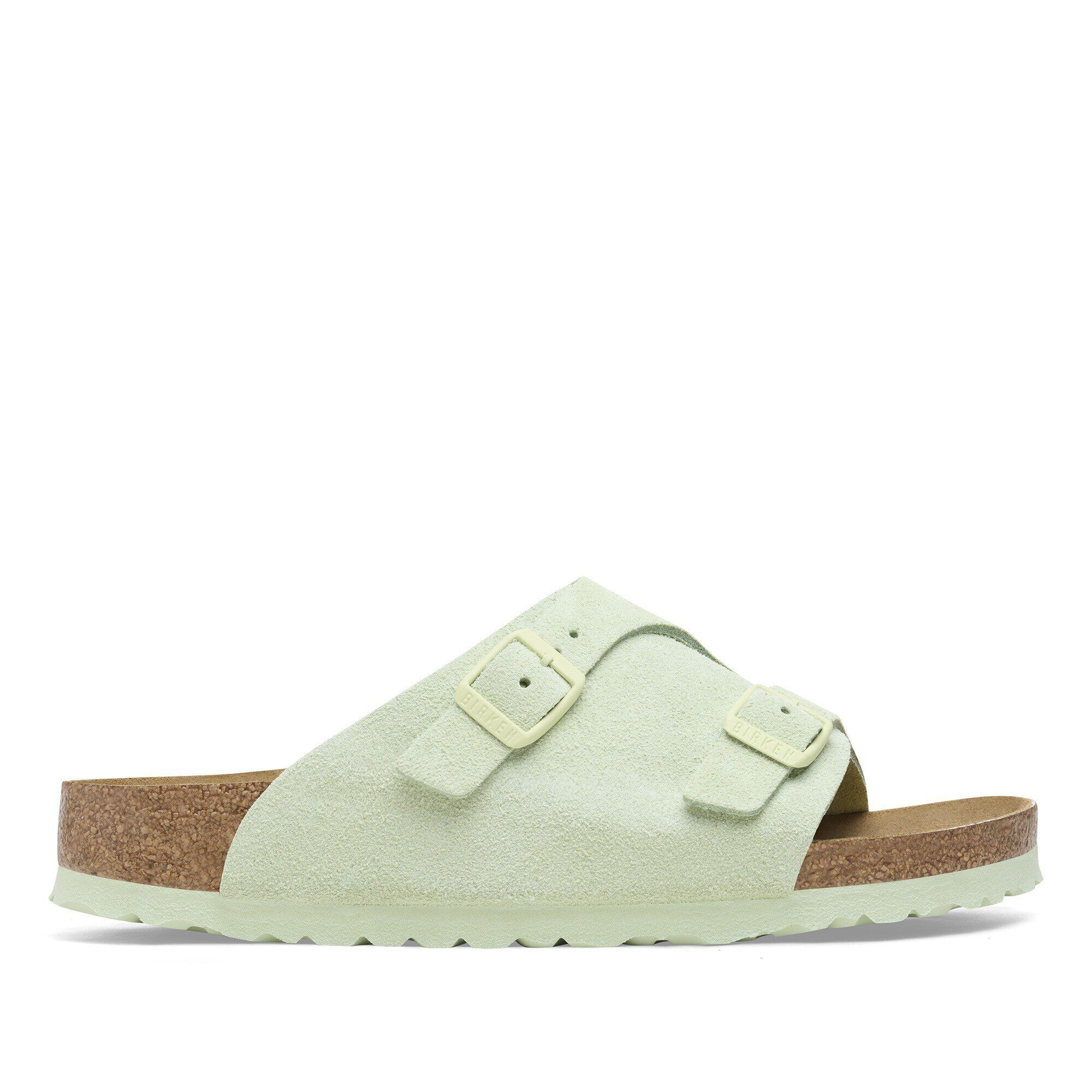 BIRKENSTOCK チューリッヒ #38 Faded Lime Zürich Suede Leather Faded Lime | BIRKENSTOCK