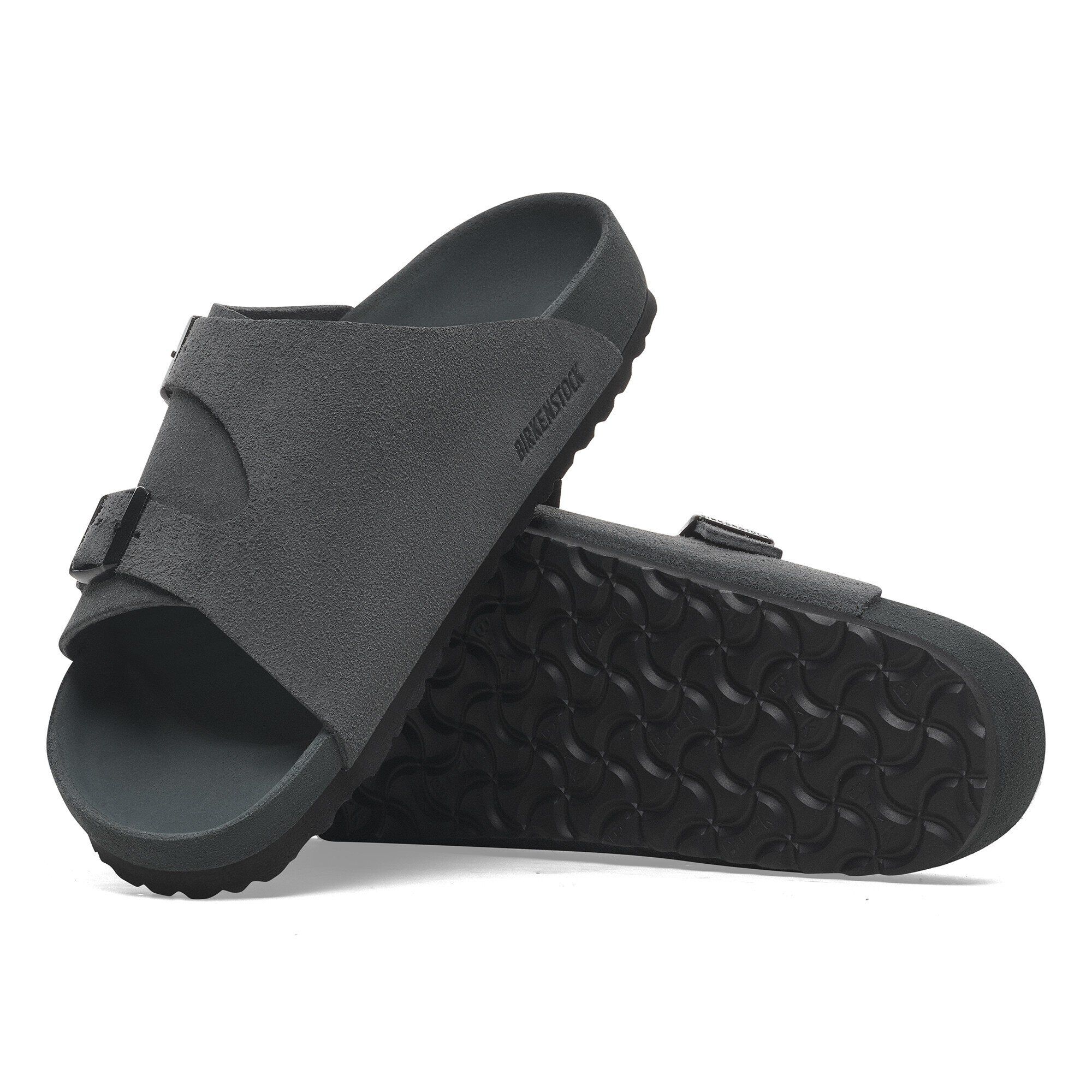 Zürich Suede Leather Allover Charcoal | BIRKENSTOCK