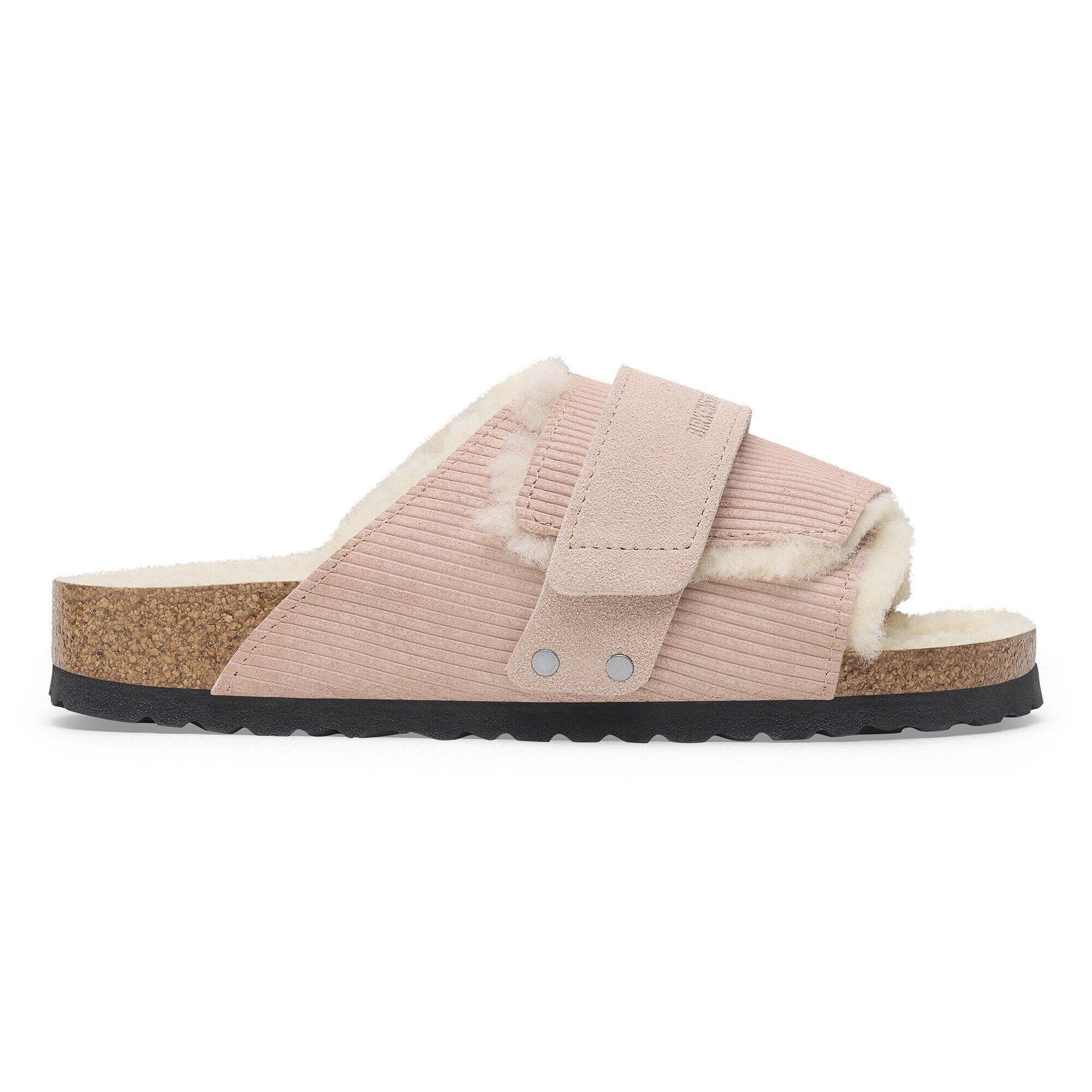 Kyoto Shearling / キョウト シアリング スエードレザー/ファー Corduroy Pink Clay | BIRKENSTOCK