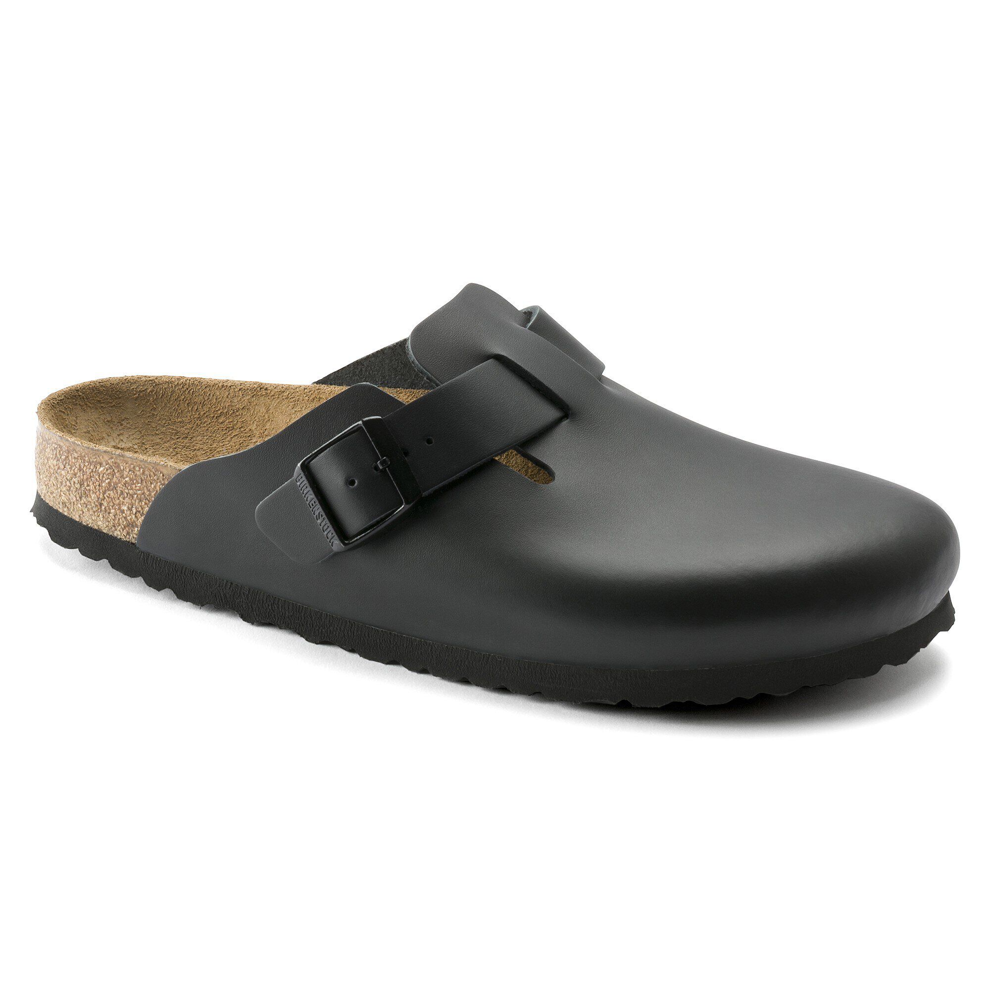 BIRKENSTOCK ビルケンシュトック サンダル 0060191 BOSTON ボストン レザー ブラック サンダル ブラック系 28.5cm【新古品】【未使用】