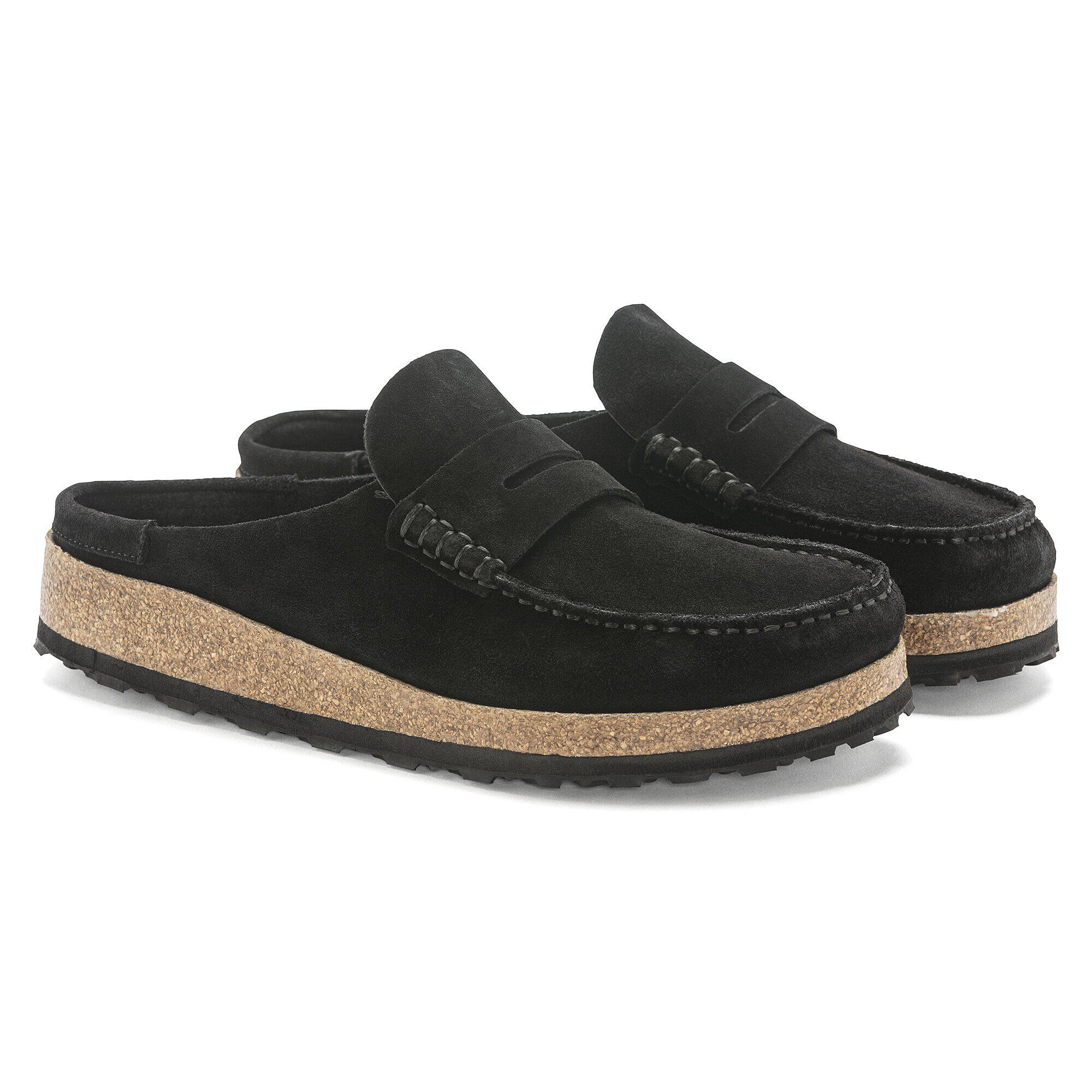 Naples Suede Leather Black | BIRKENSTOCK