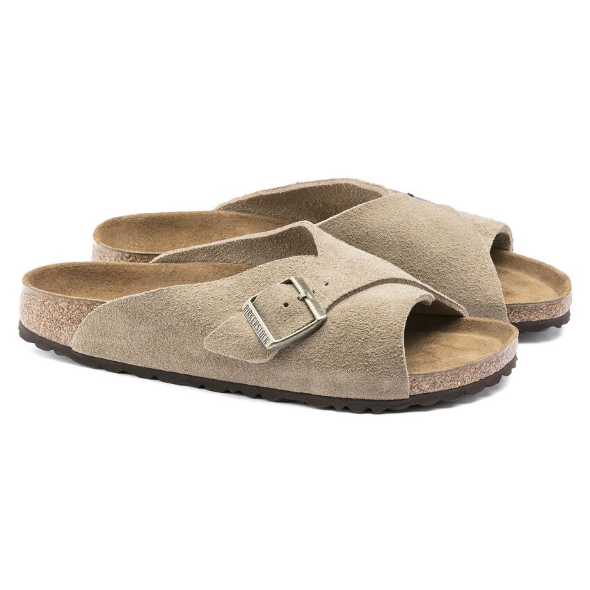 selva Magistrado Experto Arosa Plantilla blanda Ante Taupe | BIRKENSTOCK