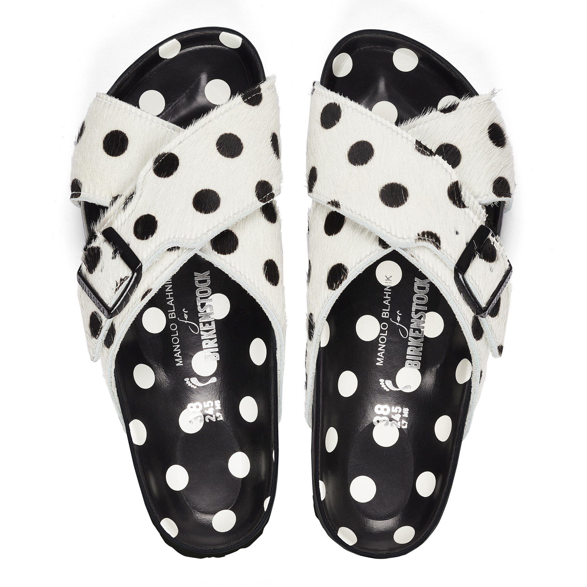 BIRKENSTOCK 1774 x Manolo Blahnik Boston ドット柄 サンダル BIRKENSTOCK 1774 x Manolo Blahnik Boston ドット柄 サンダル