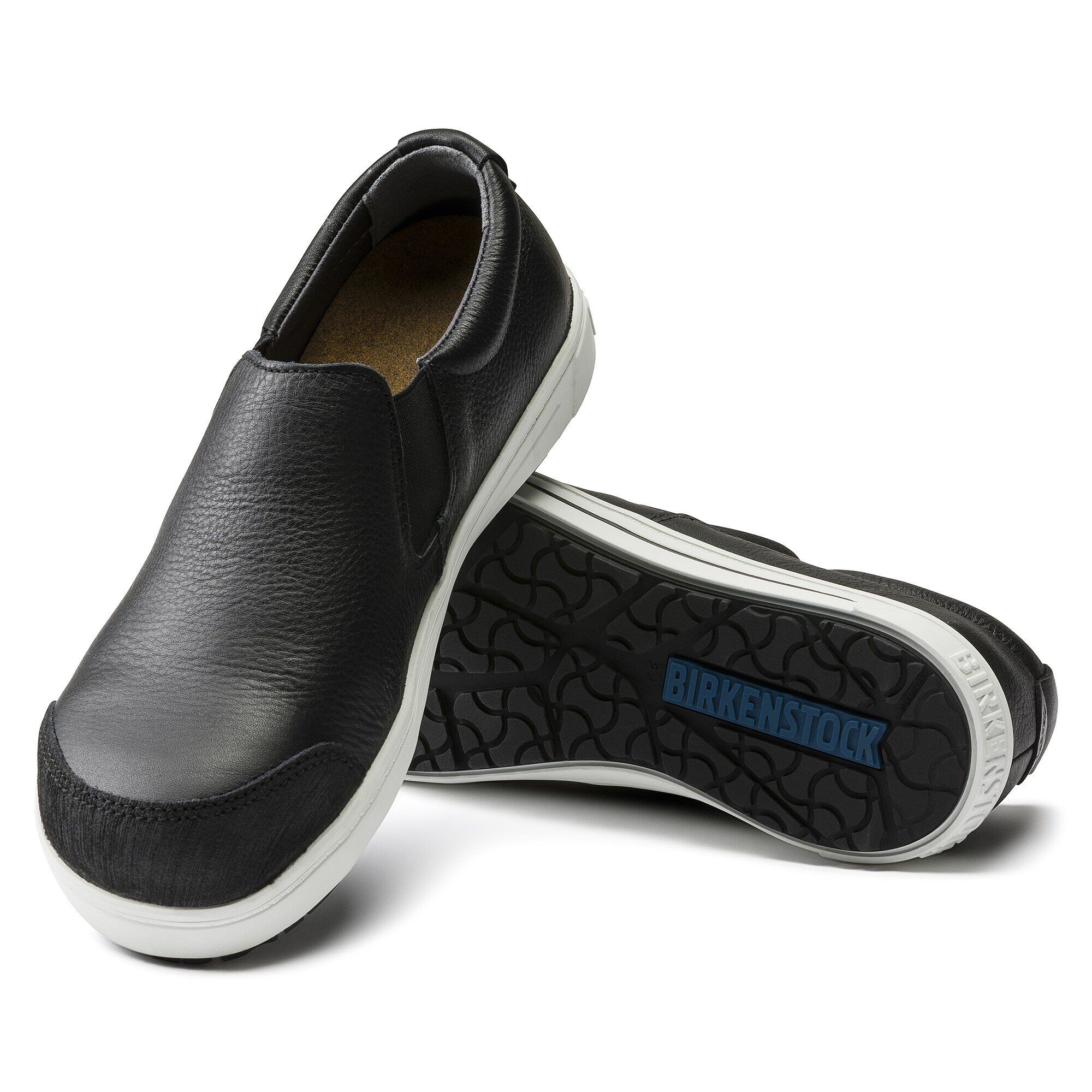 Birkenstock ブラック レザー シューズ QO700 スムースレザー ブラック | BIRKENSTOCK