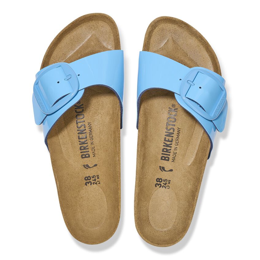 Madrid Big Buckle Birko-Flor Patent