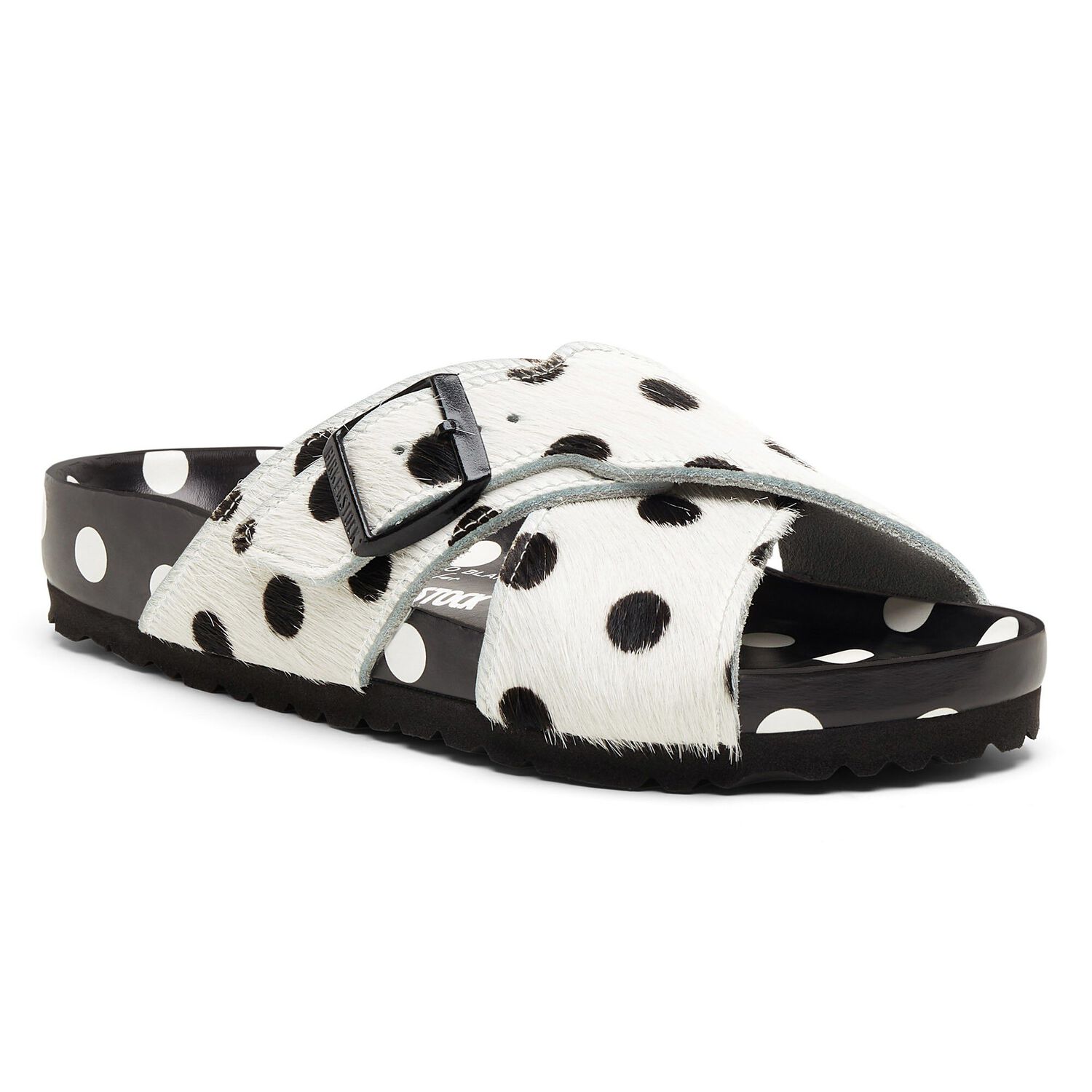 Manolo Blahnik Boston Fur Cowhide