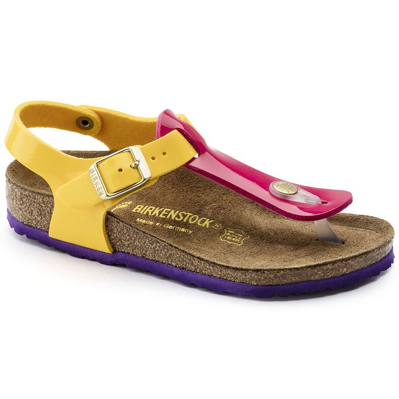 birkenstock tropical orange pink