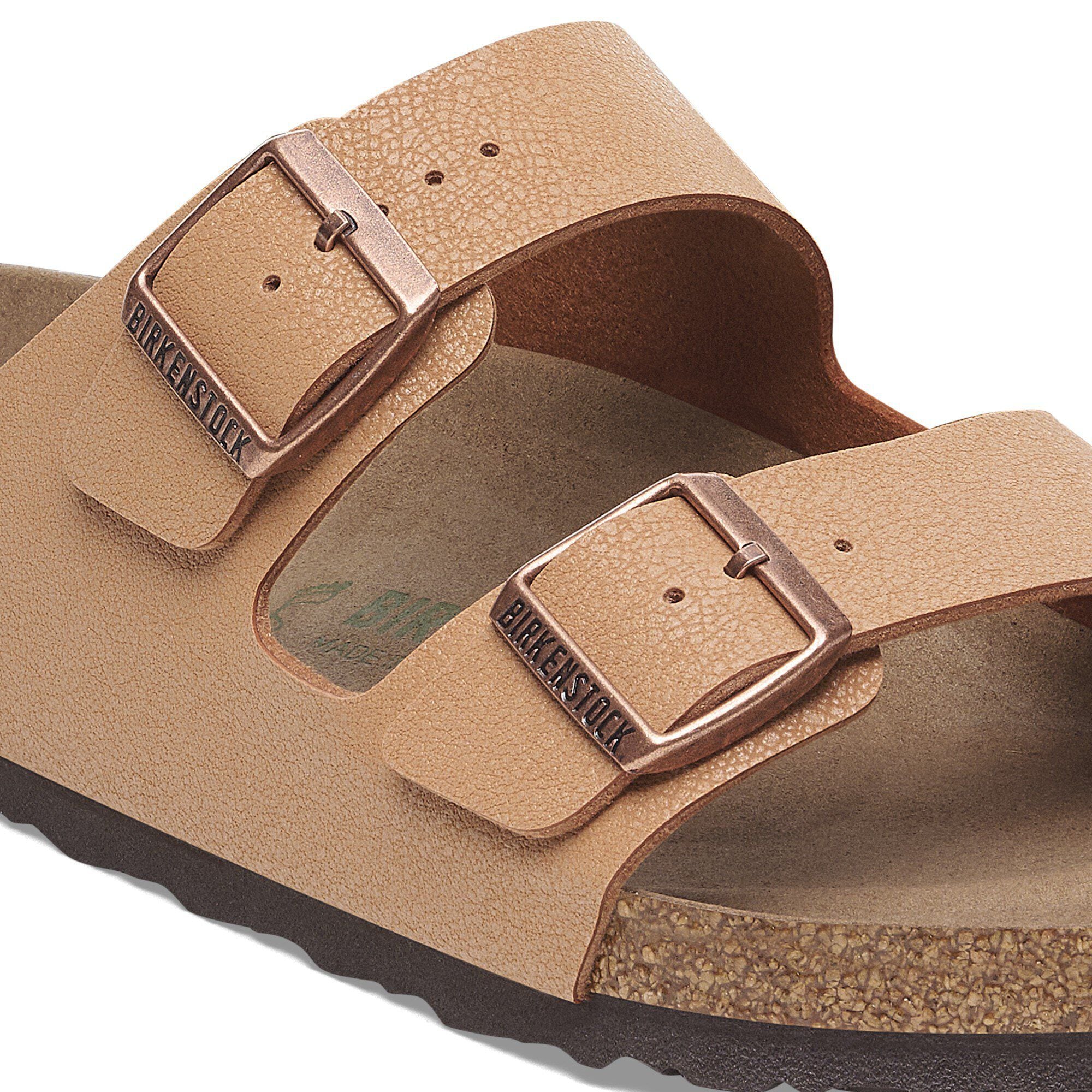 Arizona vegan Birko Flor Nubuck Pecan BIRKENSTOCK