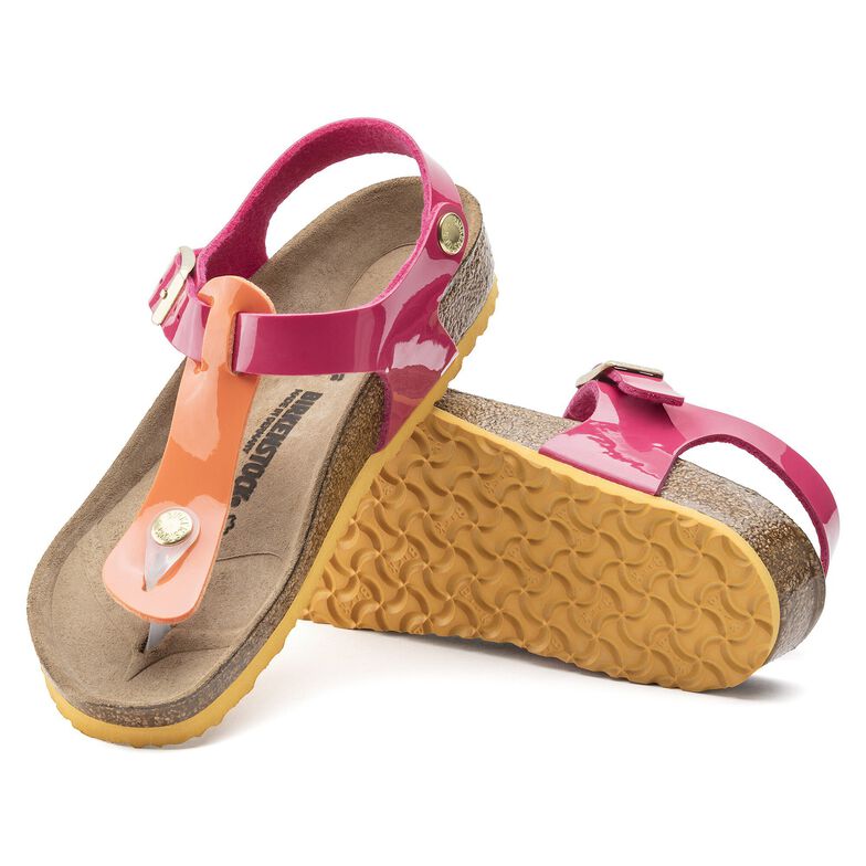 birkenstock tropical orange pink