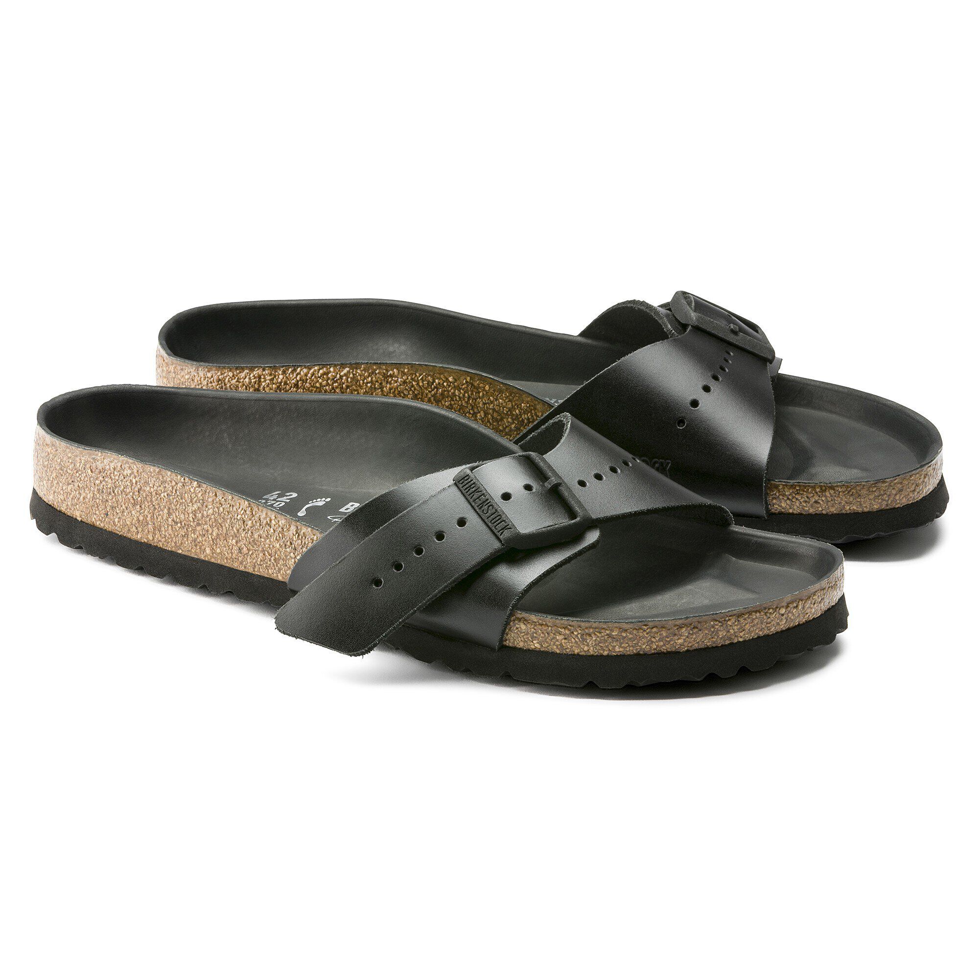 Rick Owens Madrid Smooth Leather Amalfi Black | BIRKENSTOCK