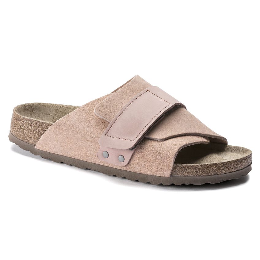 Kyoto Soft Footbed / キョウト ソフトフットベッド ヌバック/スエードレザー ソフトピンク