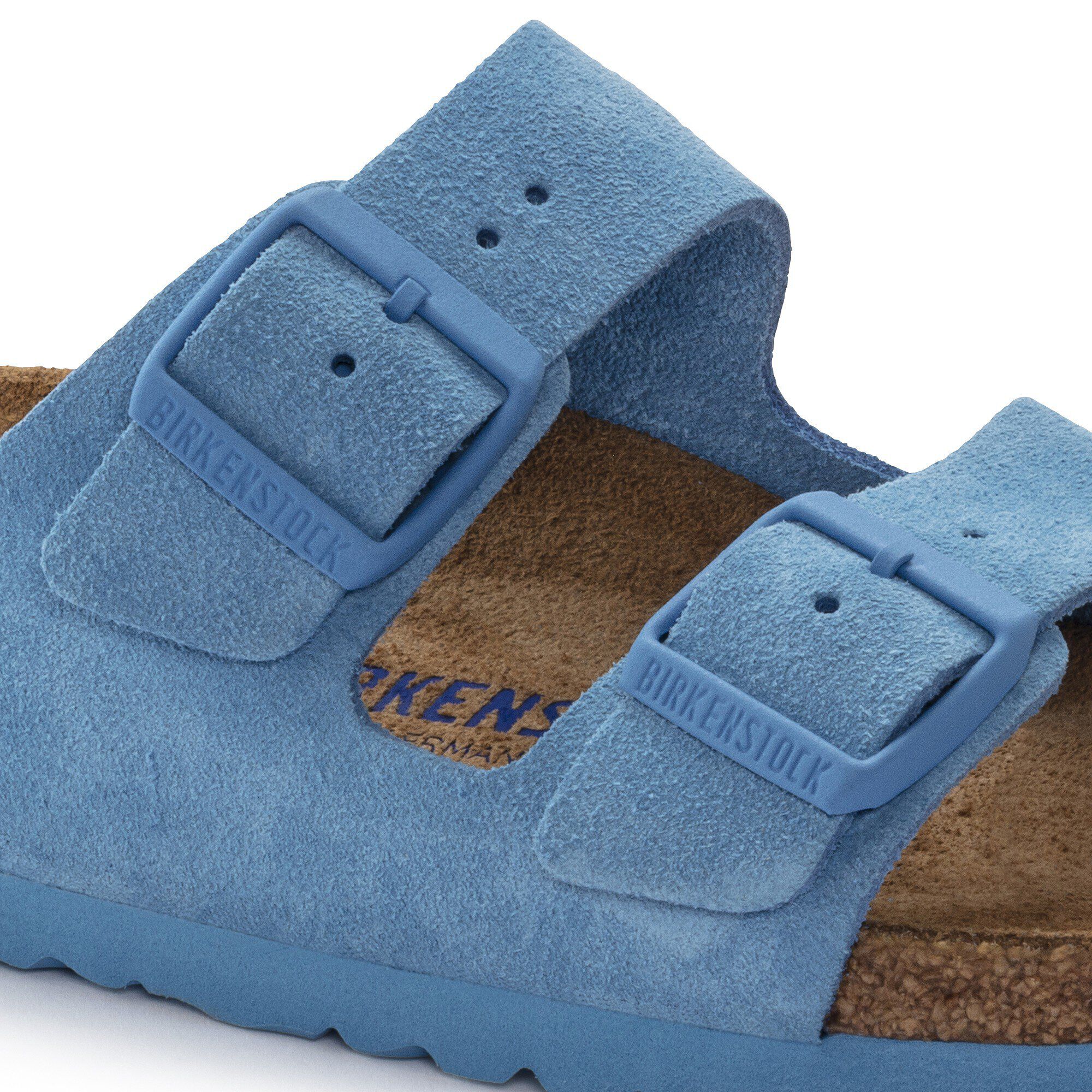 Birkenstock arizona soft footbed navy suede clearance