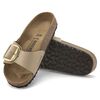 Madrid Big Buckle Natural Leather Nubuck