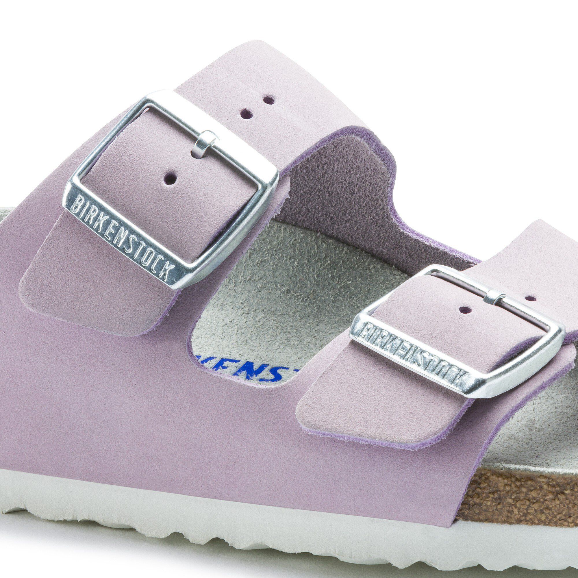 birkenstock arizona soft footbed lilac