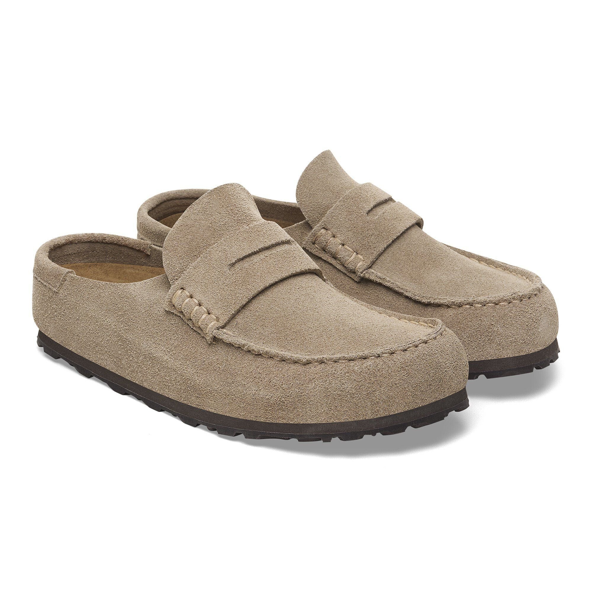 BIRKENSTOCK｜SLIPPERS (Naples Shearling TAUPE (1028039)) Birkenstock Naples Shearling Taupe - Calico Club