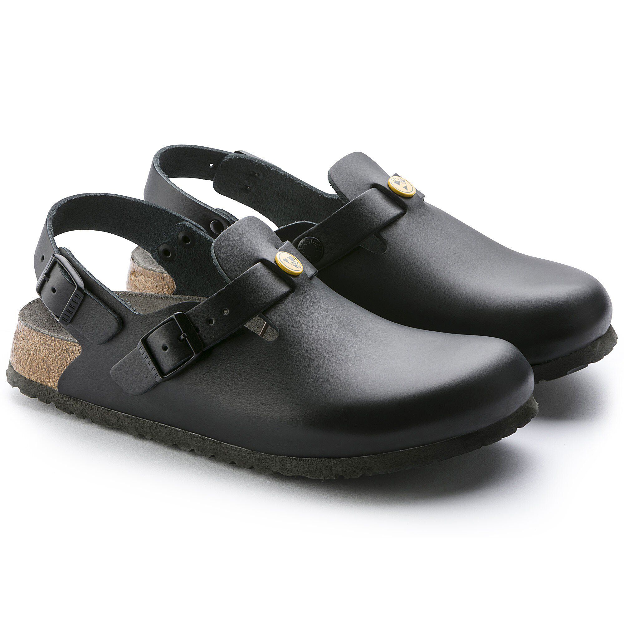 美品　ビルケンシュトック トキオ ESD/ブラック ナチュラルレザー/クロッグ Tokio ESD/トキオ ESD スムースレザー ブラック | BIRKENSTOCK
