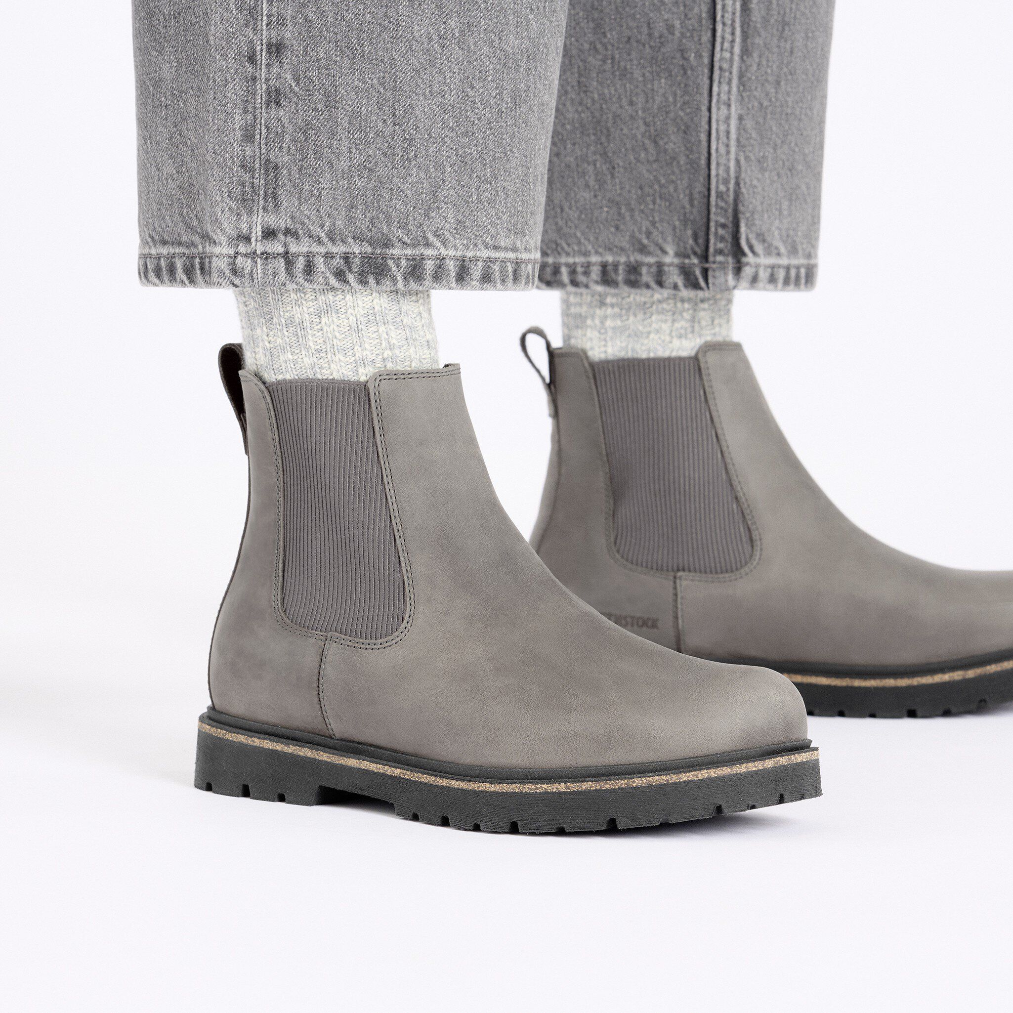 Highwood Slip On Mid Women Natural Leather Oiled