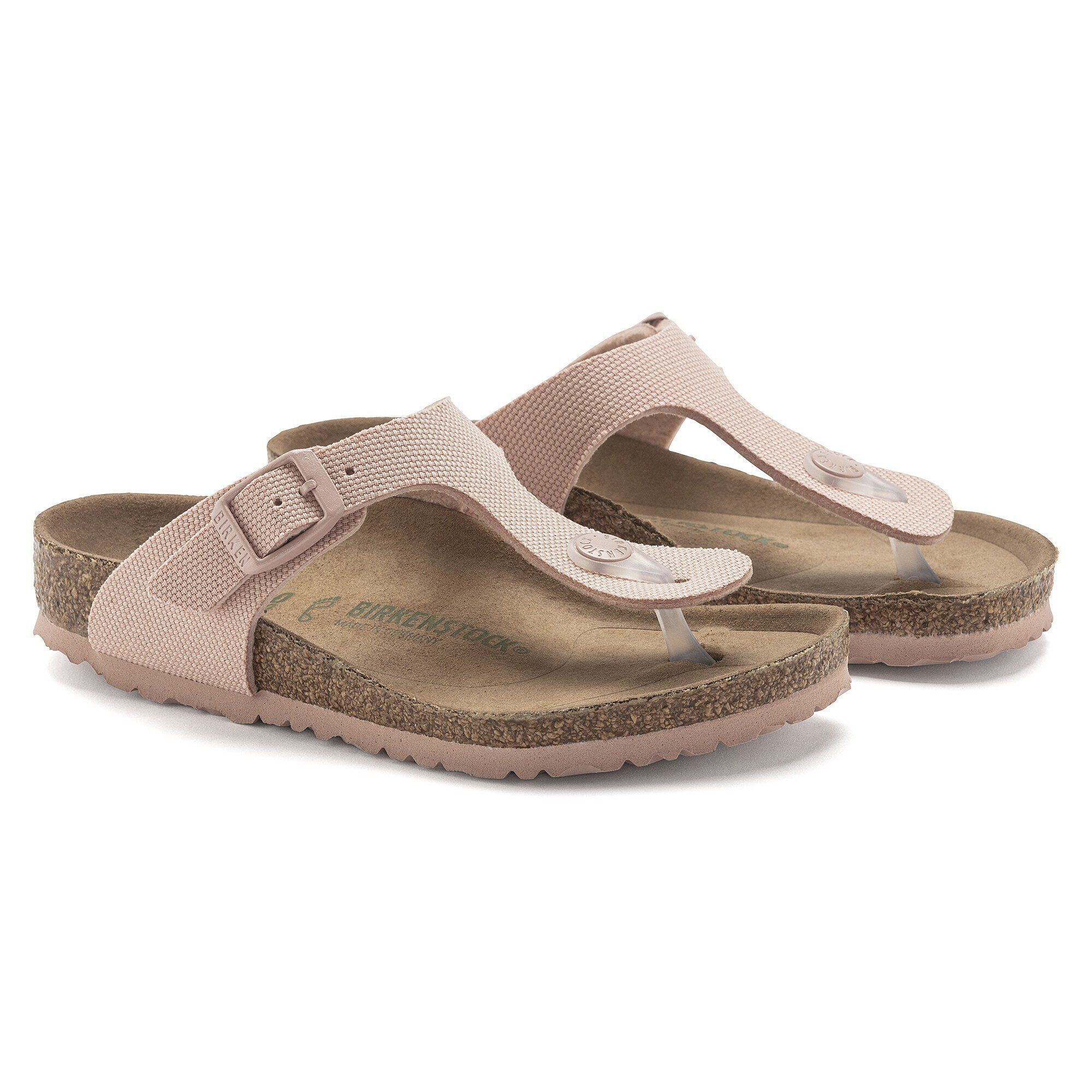 Gizeh Kids Rivet Logo Textile Soft Pink BIRKENSTOCK