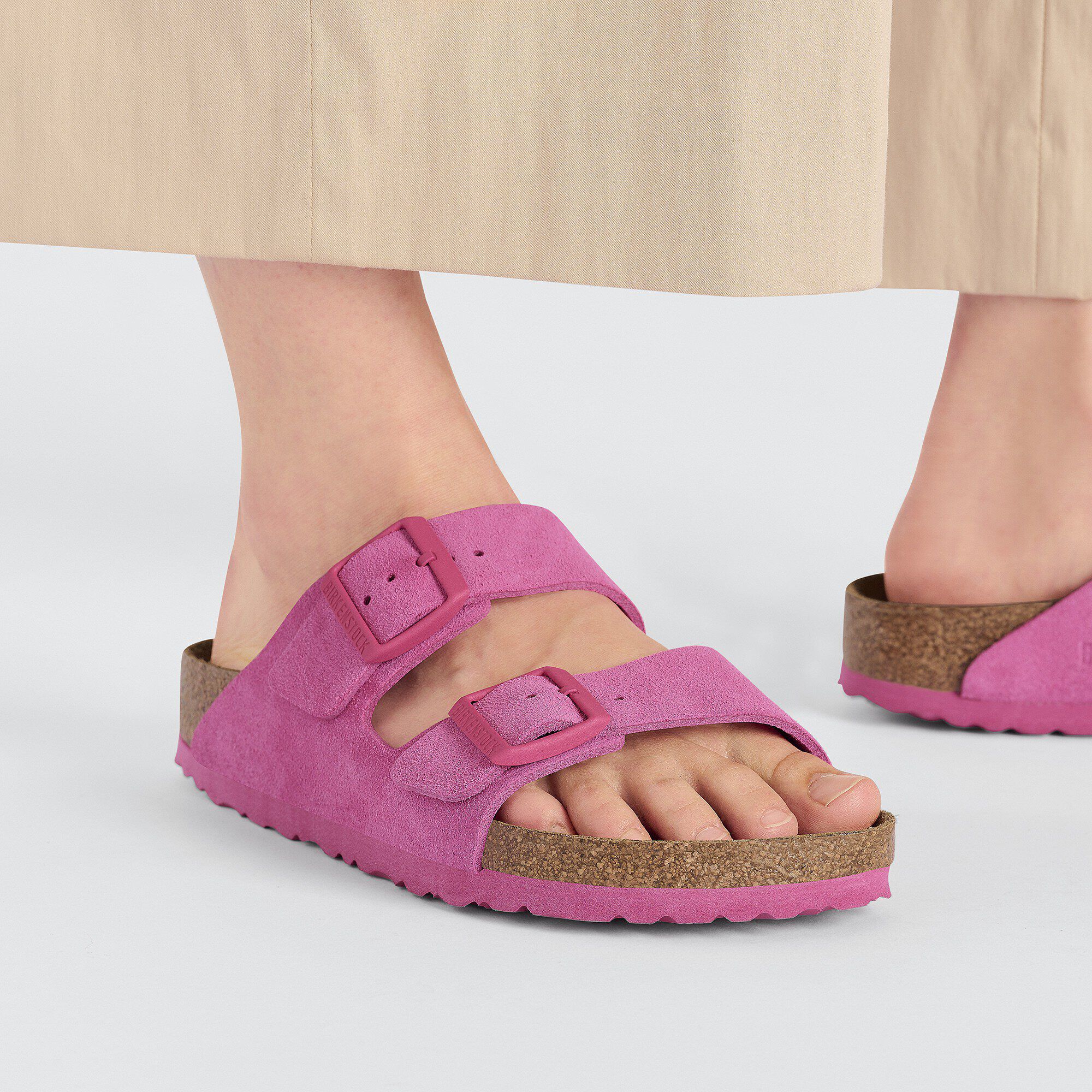 Birkenstock pink suede arizona sales
