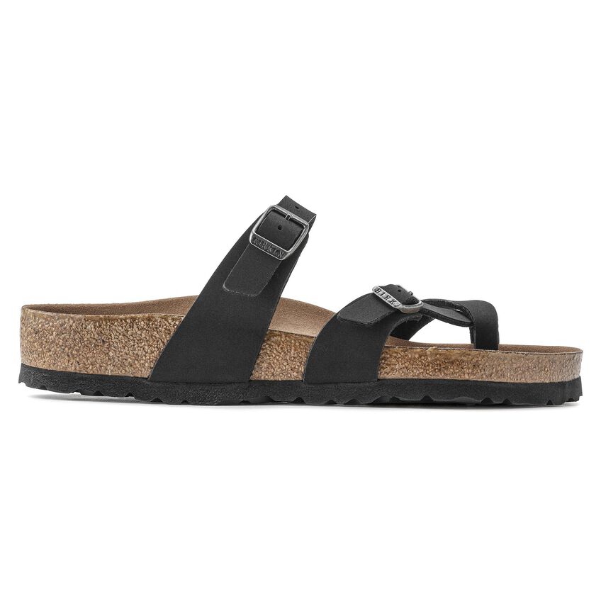 Descubrimiento clímax Joven Mayari Versión vegana Birko-Flor Nubuck Black | BIRKENSTOCK