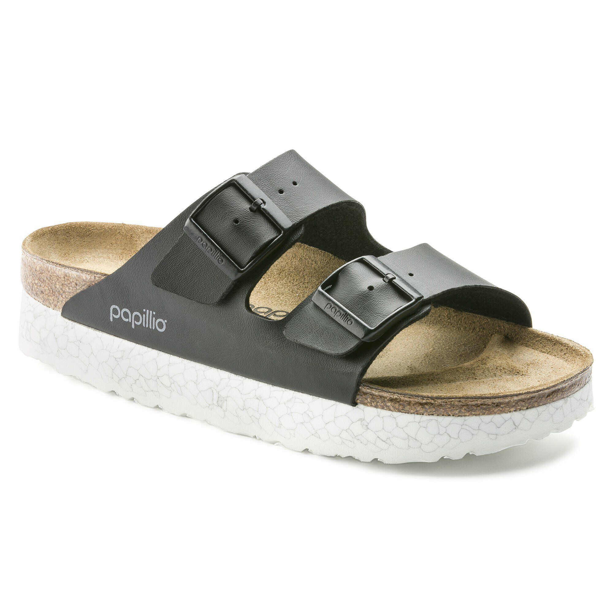 birkenstock papillio platform black