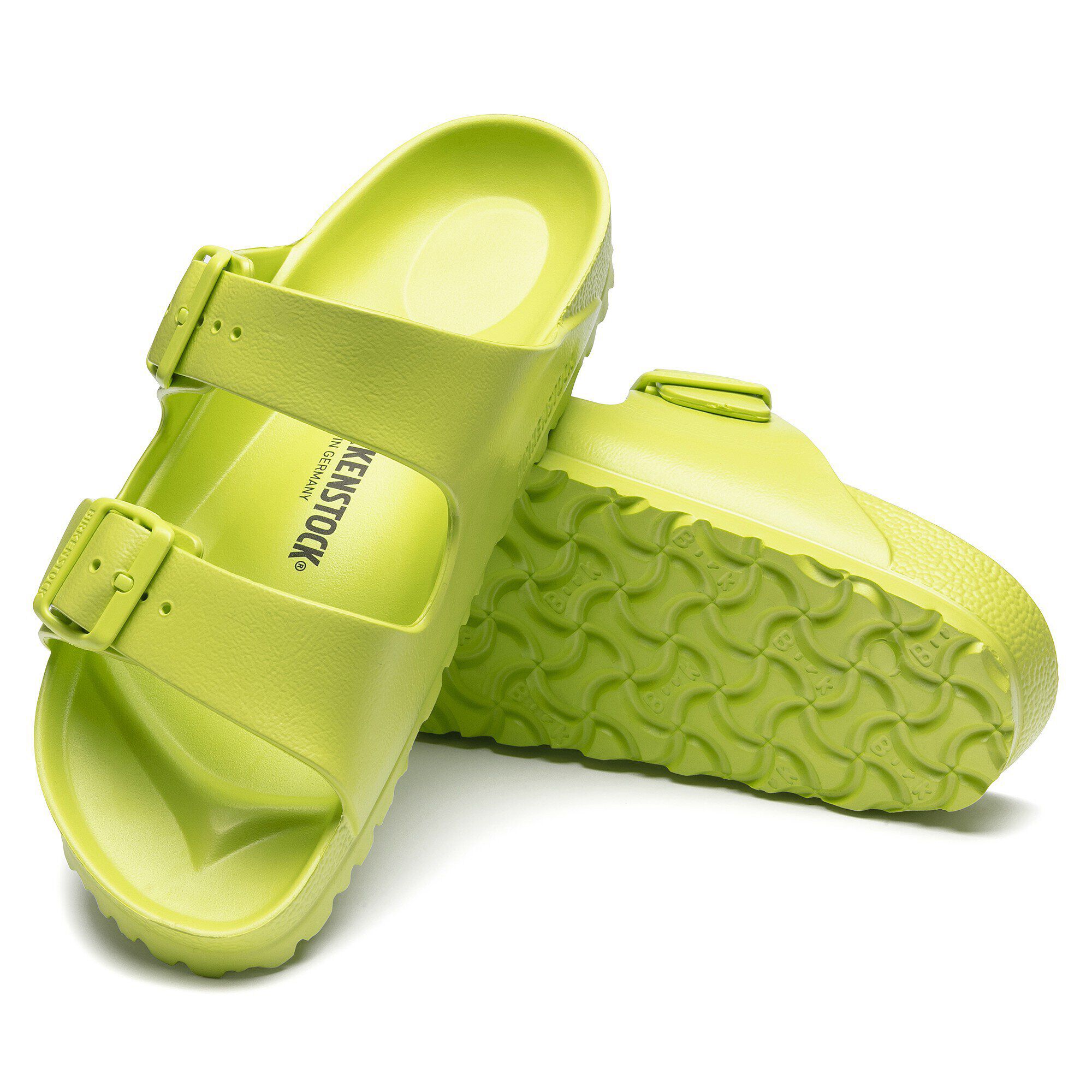 birkenstock eva lime green