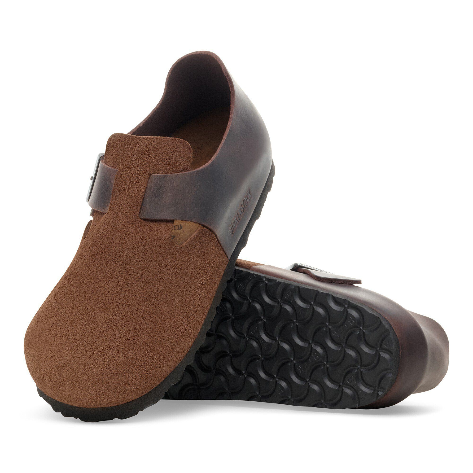 極美品【BIRKENSTOCK】ロンドン LONDON　オイルドレザー　ネイビー London / ロンドン ミックスドレザー ダークティー | BIRKENSTOCK