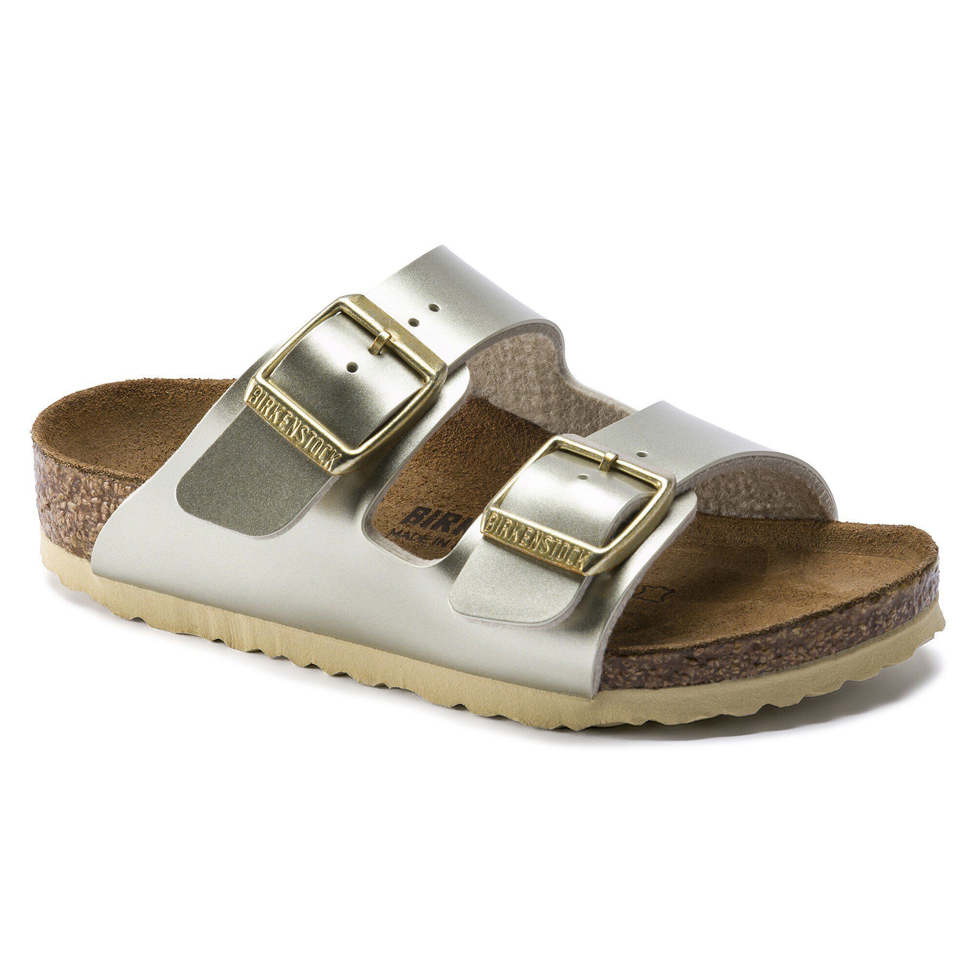 Arizona Kids Birko-Flor Electric Metallic Gold | BIRKENSTOCK