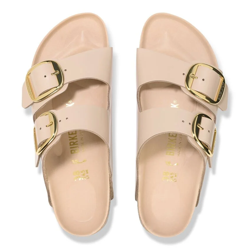 Arizona Big Buckle Natural Leather Patent