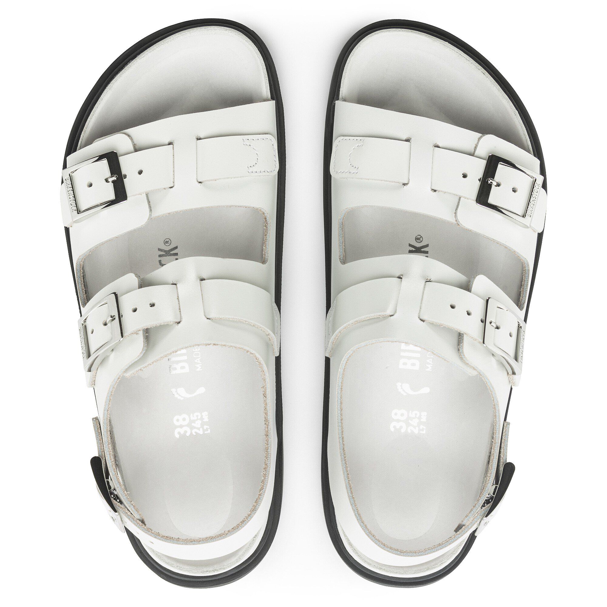 Birkenstock milano exquisite white store