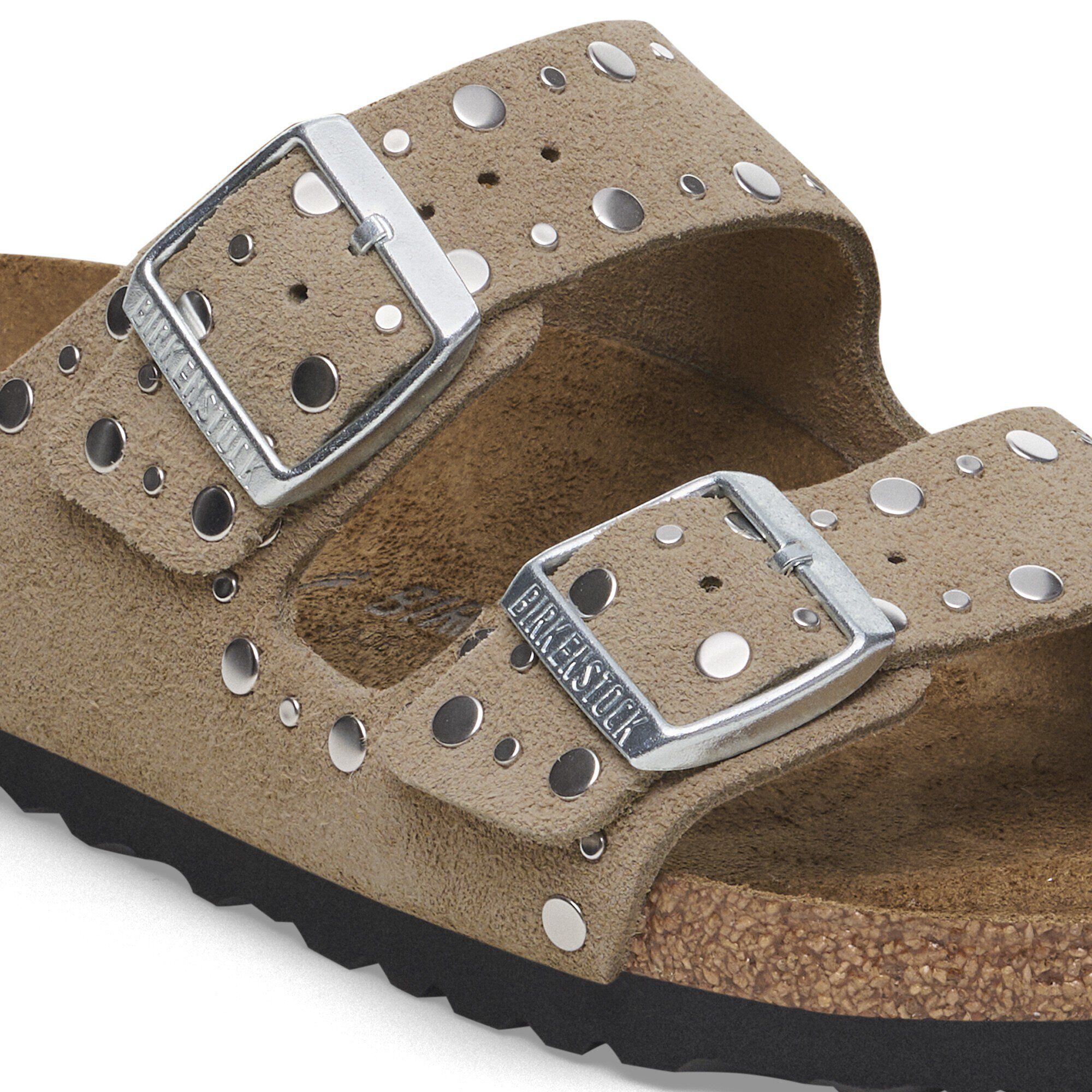 Arizona Rivet / アリゾナ リベット スエードレザー トープ | BIRKENSTOCK