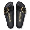 Madrid Big Buckle Natural Leather Patent