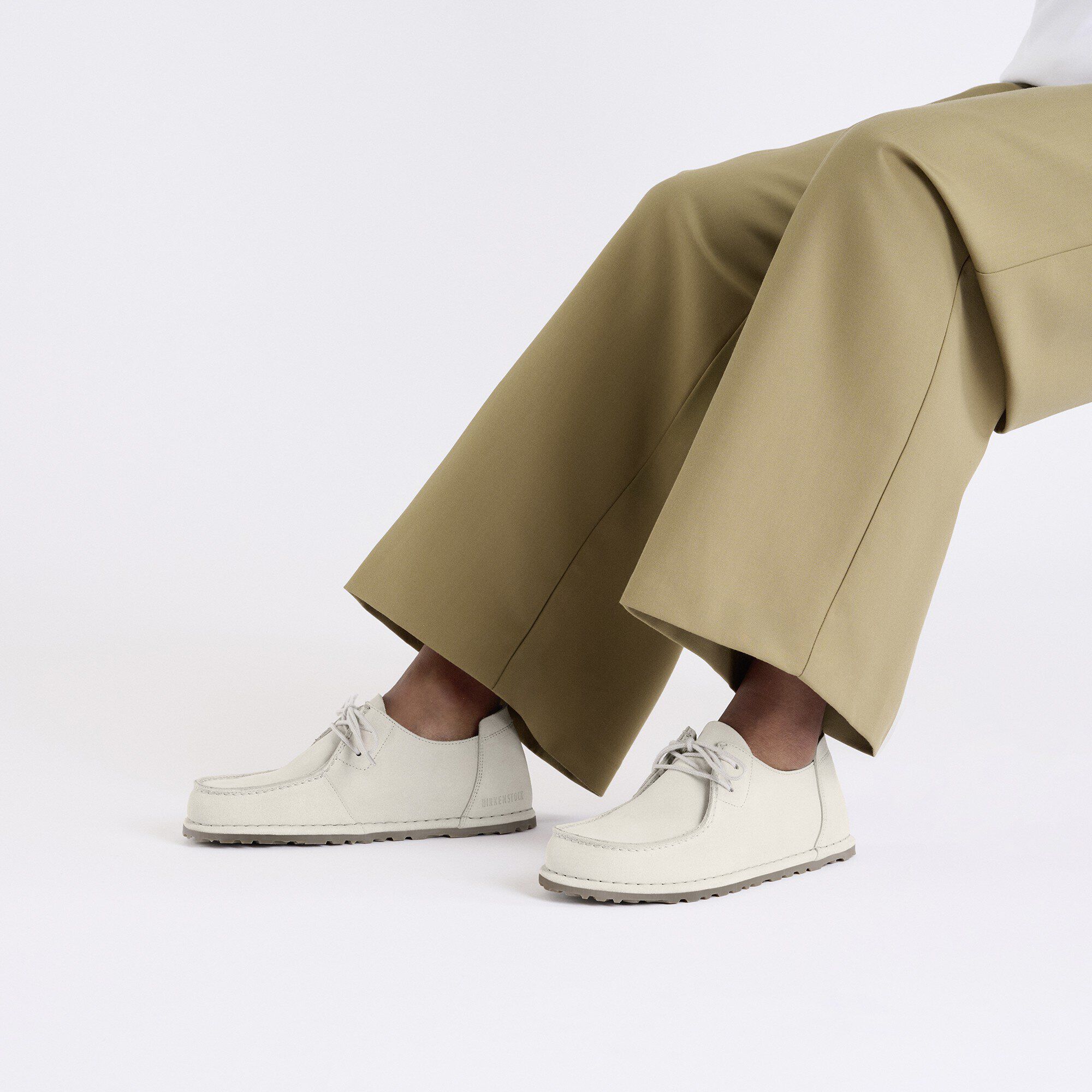 coco　Birkenstock Utti Lace 37 新品未使用箱付 Utti Lace / ウッティ レース スエードレザー グレイ トープ