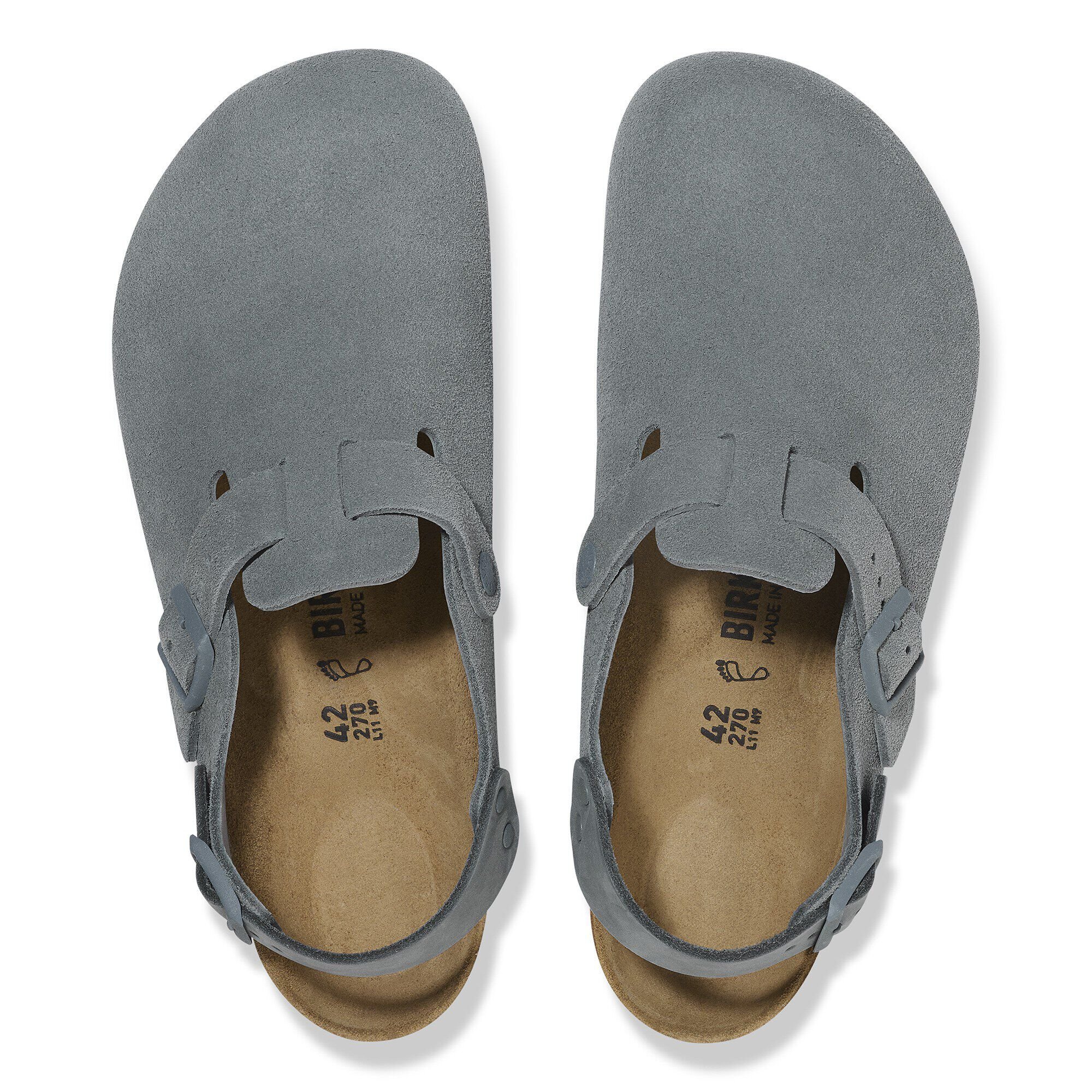 Tokio Suede Leather Basalt Gray | BIRKENSTOCK