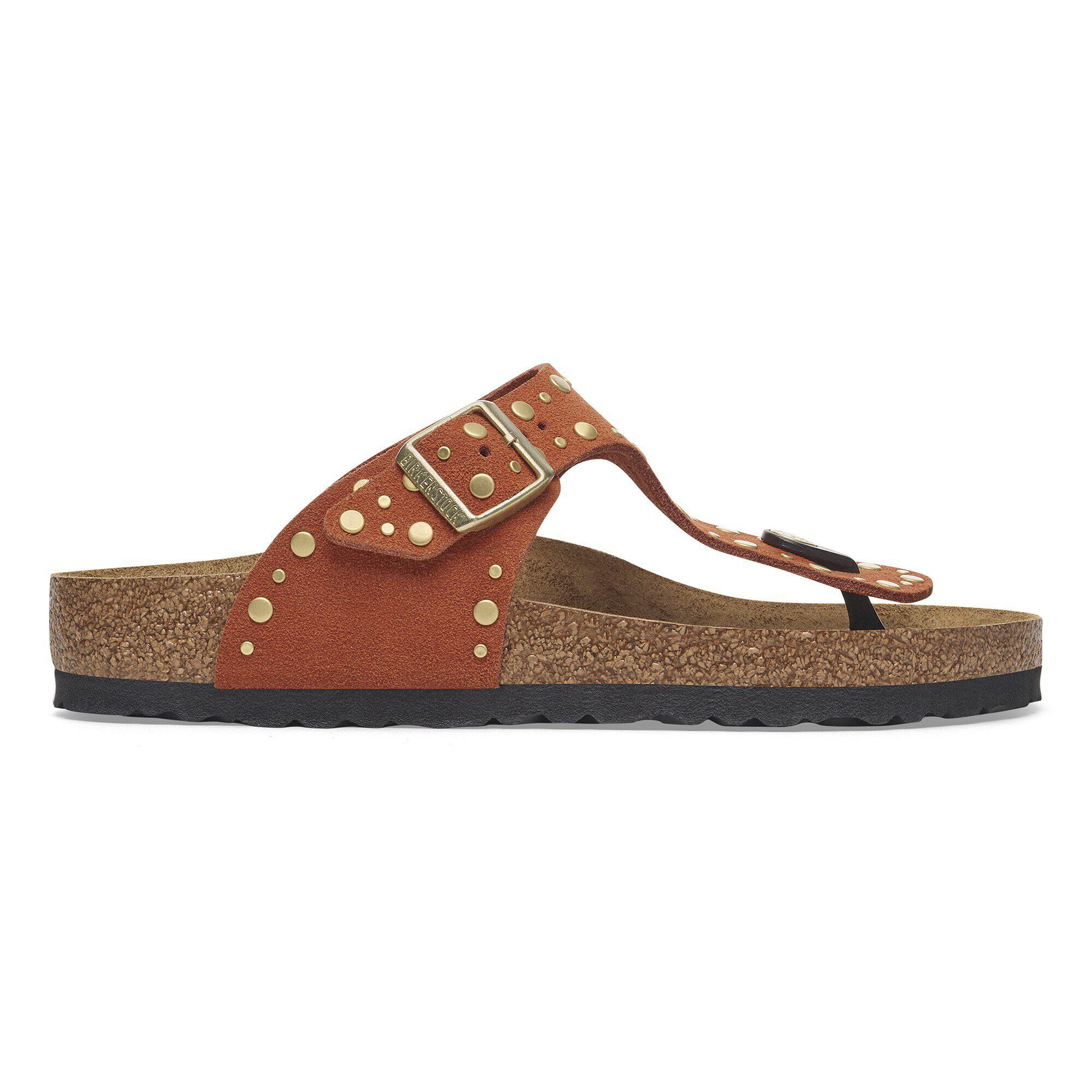 正規品★BIRKENSTOCK ギゼ リベット Gizeh Rivet Border / ギゼ リベット ボーダー スエードレザー