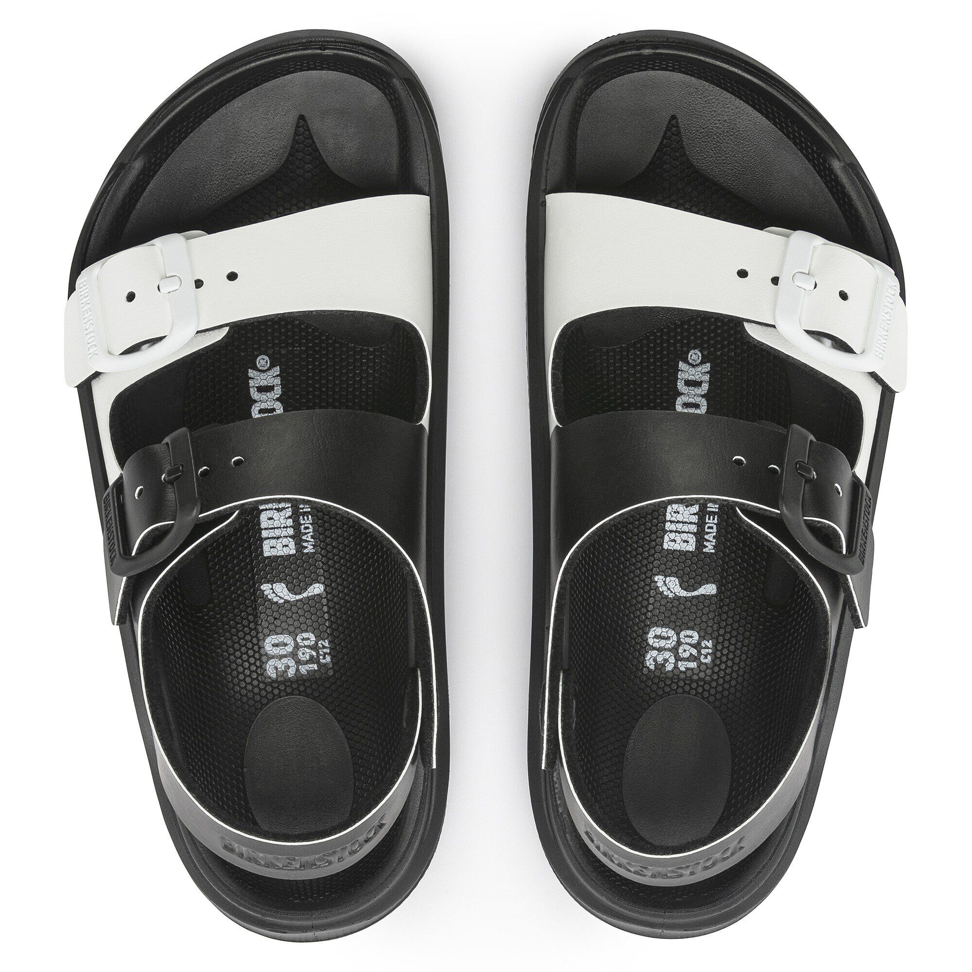 black bird,fly  白 Mogami Birko-Flor Black/White | BIRKENSTOCK