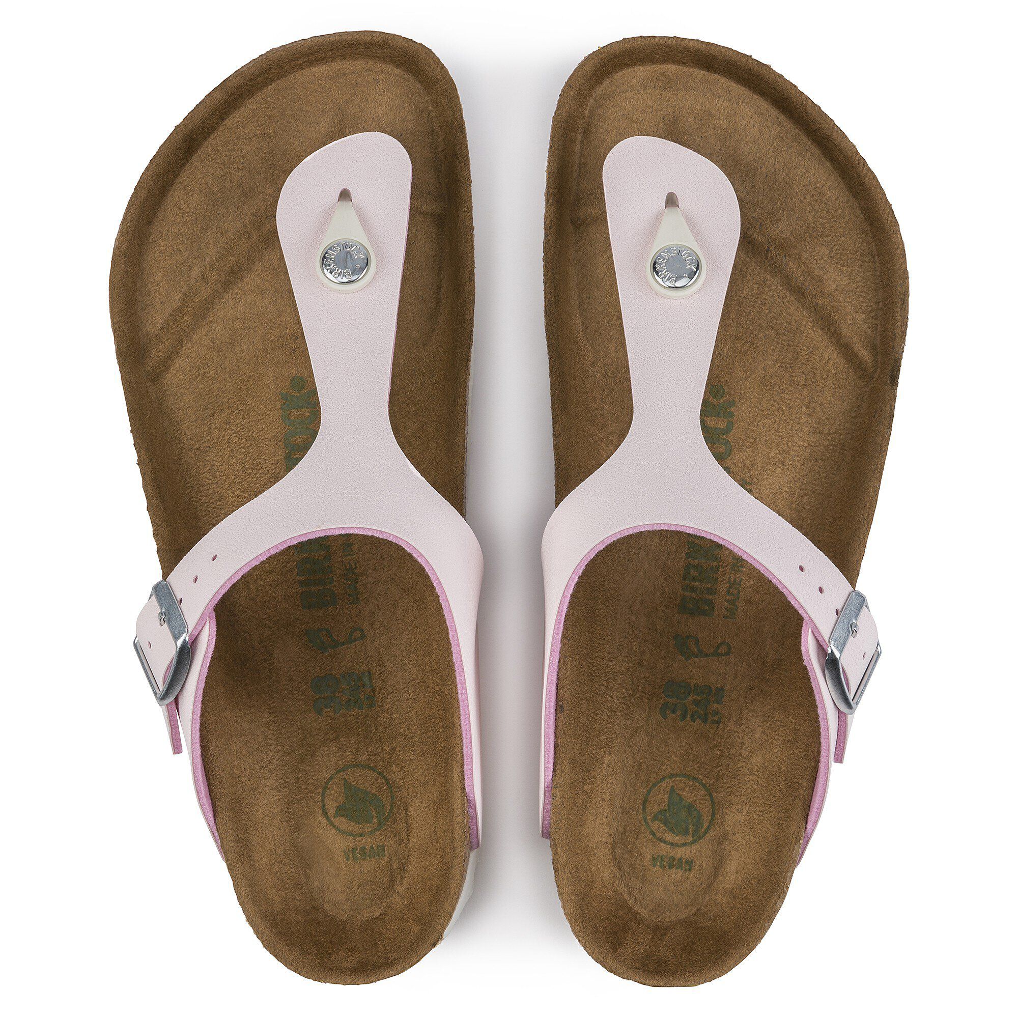 birkenstock gizeh vegan brushed rose