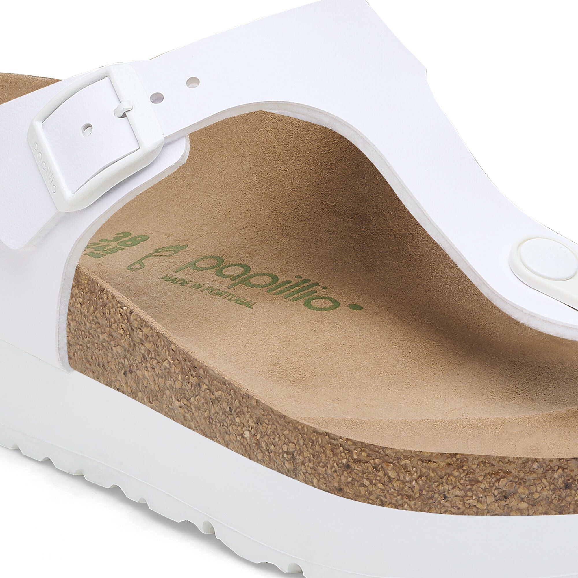 Platform white birkenstocks shop