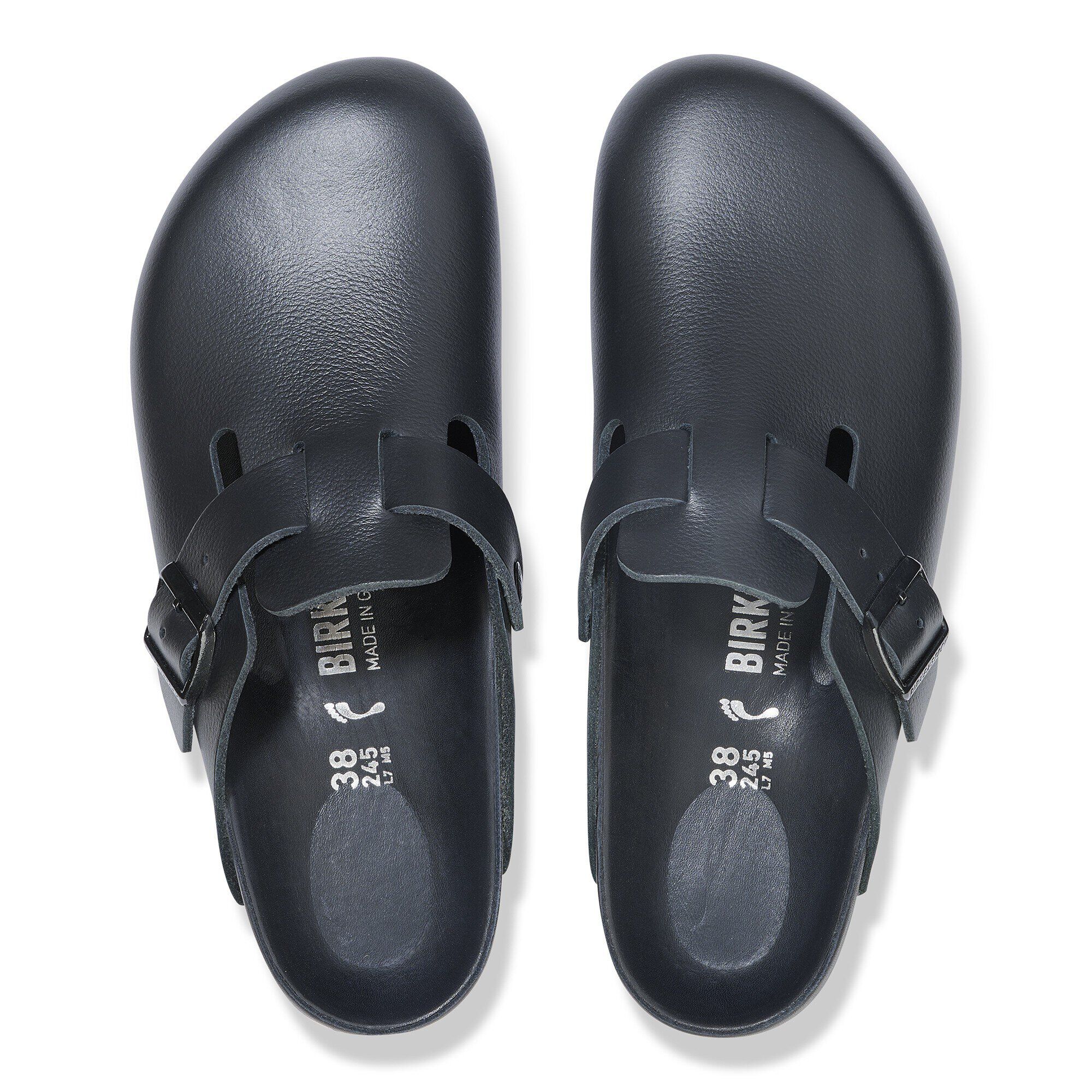 新作ウエア Boston / ボストン スムースレザー ブラック | BIRKENSTOCK 靴