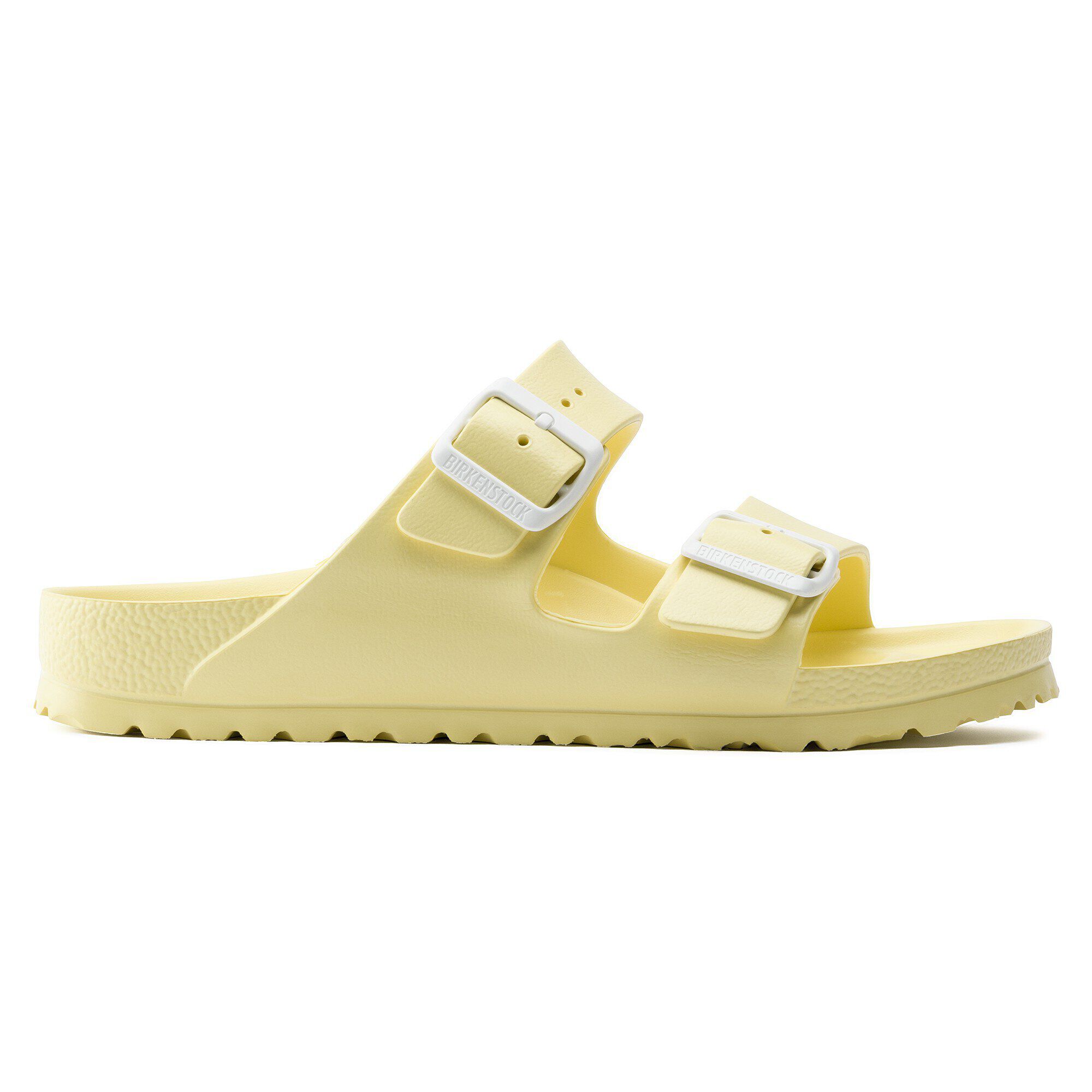 pastel yellow birkenstocks