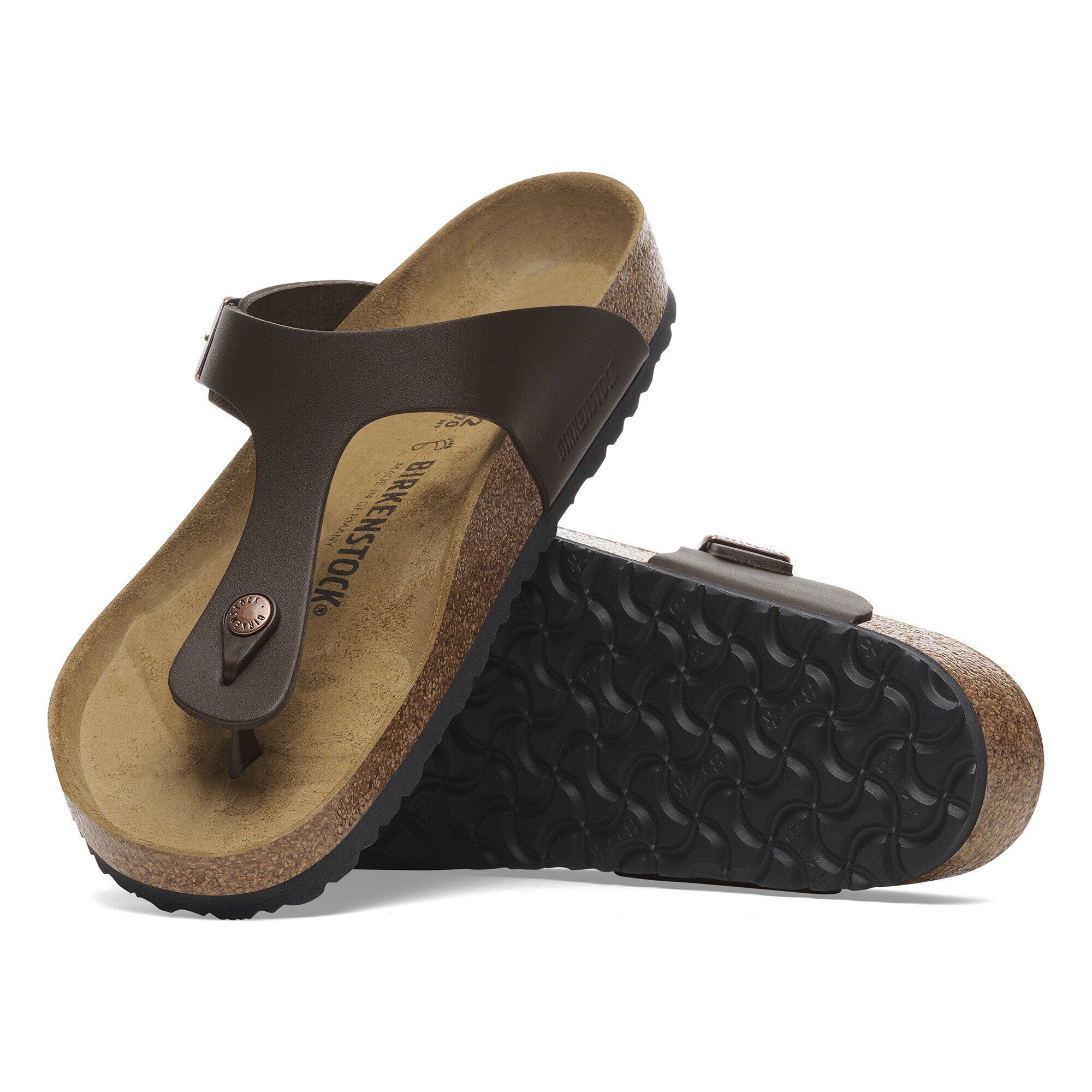 Gizeh / ギゼ ナチュラルレザー ダークブラウン | BIRKENSTOCK