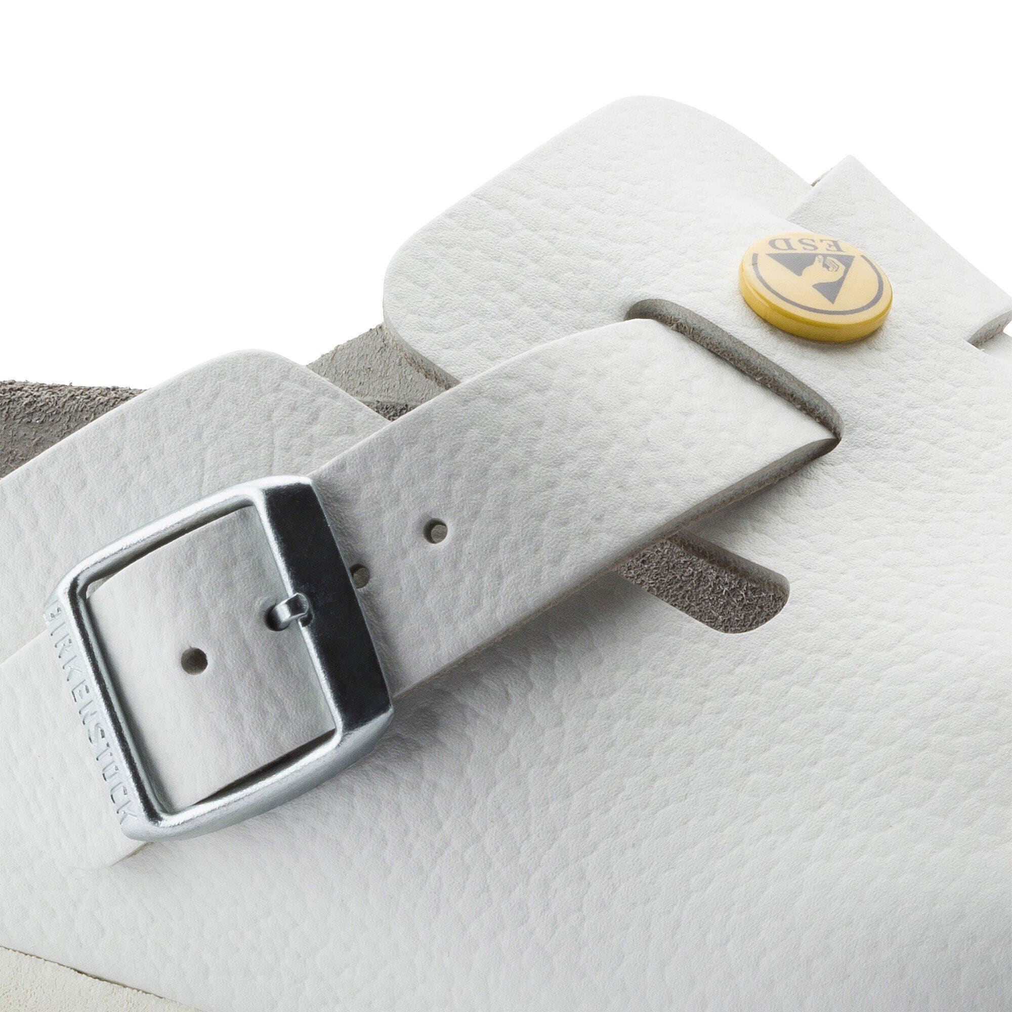 Boston ESD Natural Leather White | BIRKENSTOCK