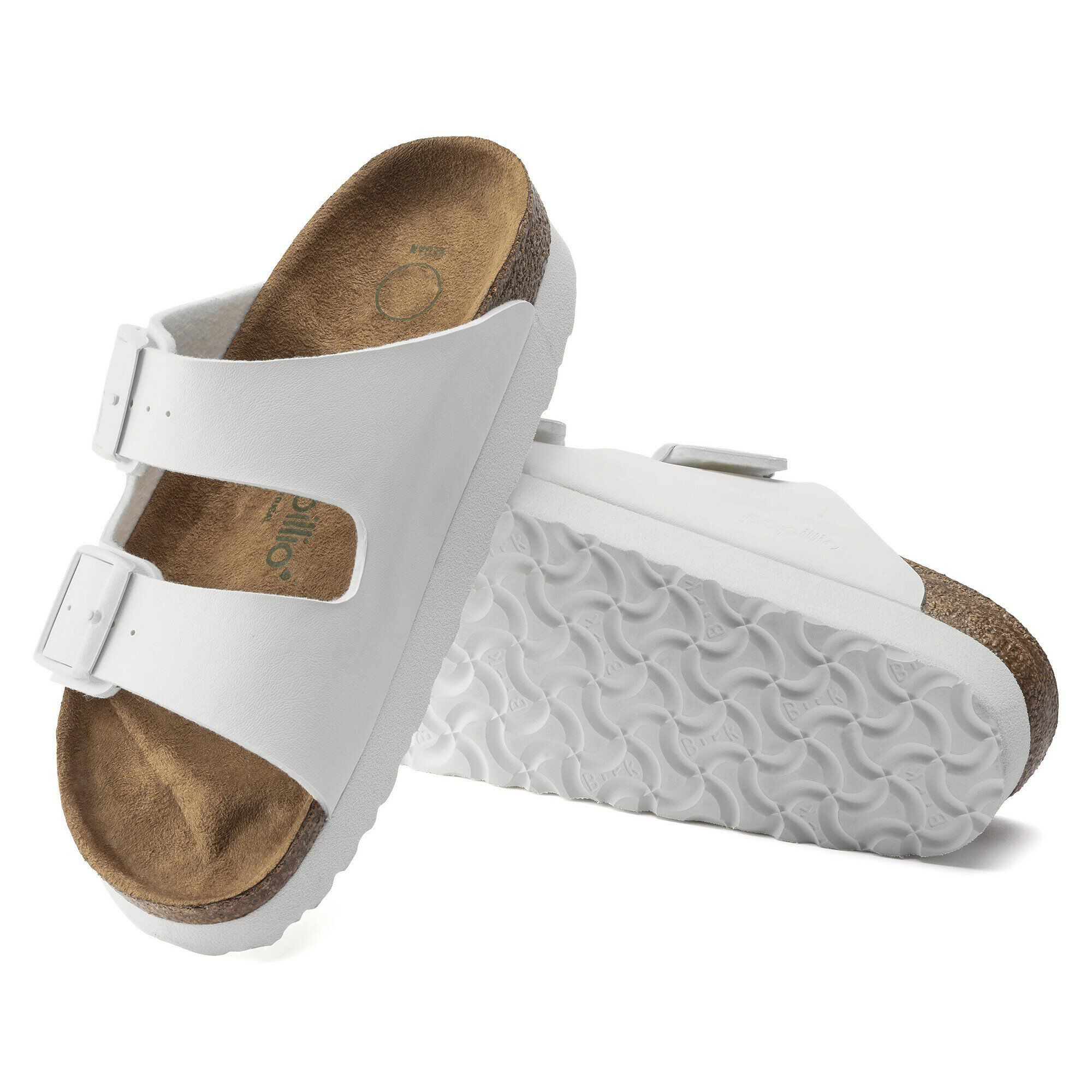 white vegan birkenstocks