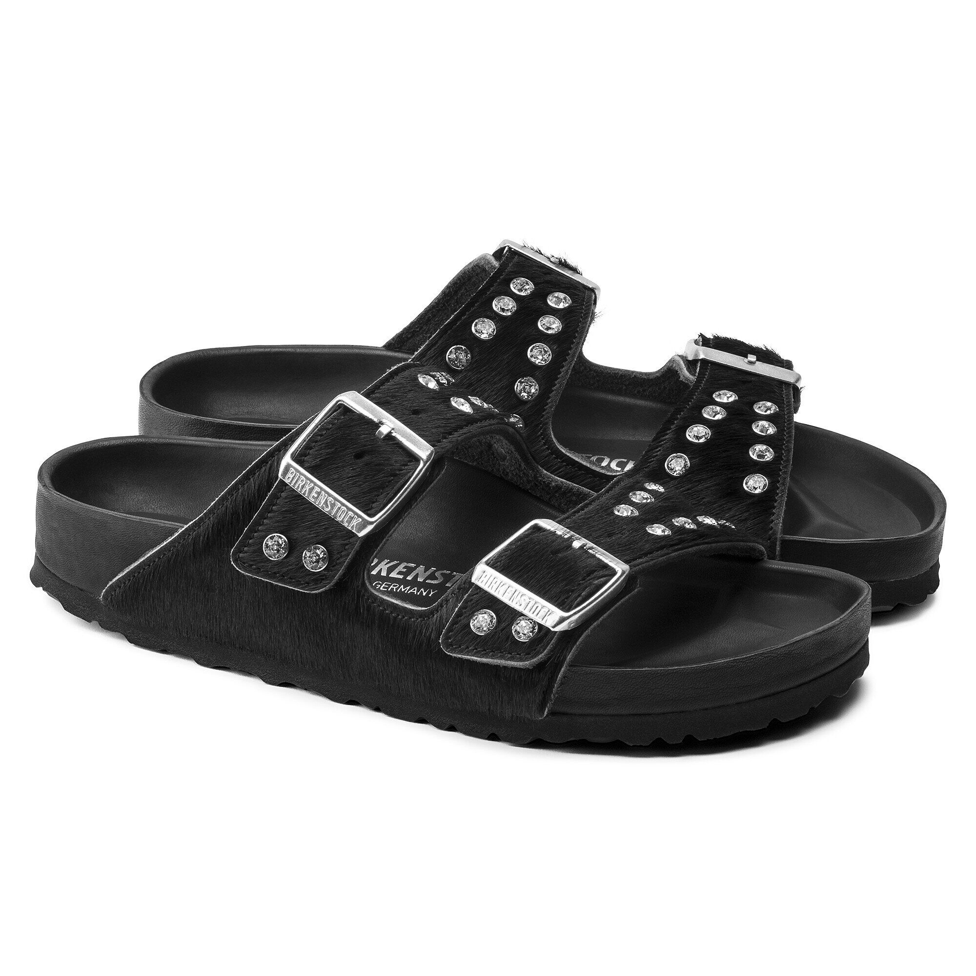 birkenstock fur slides