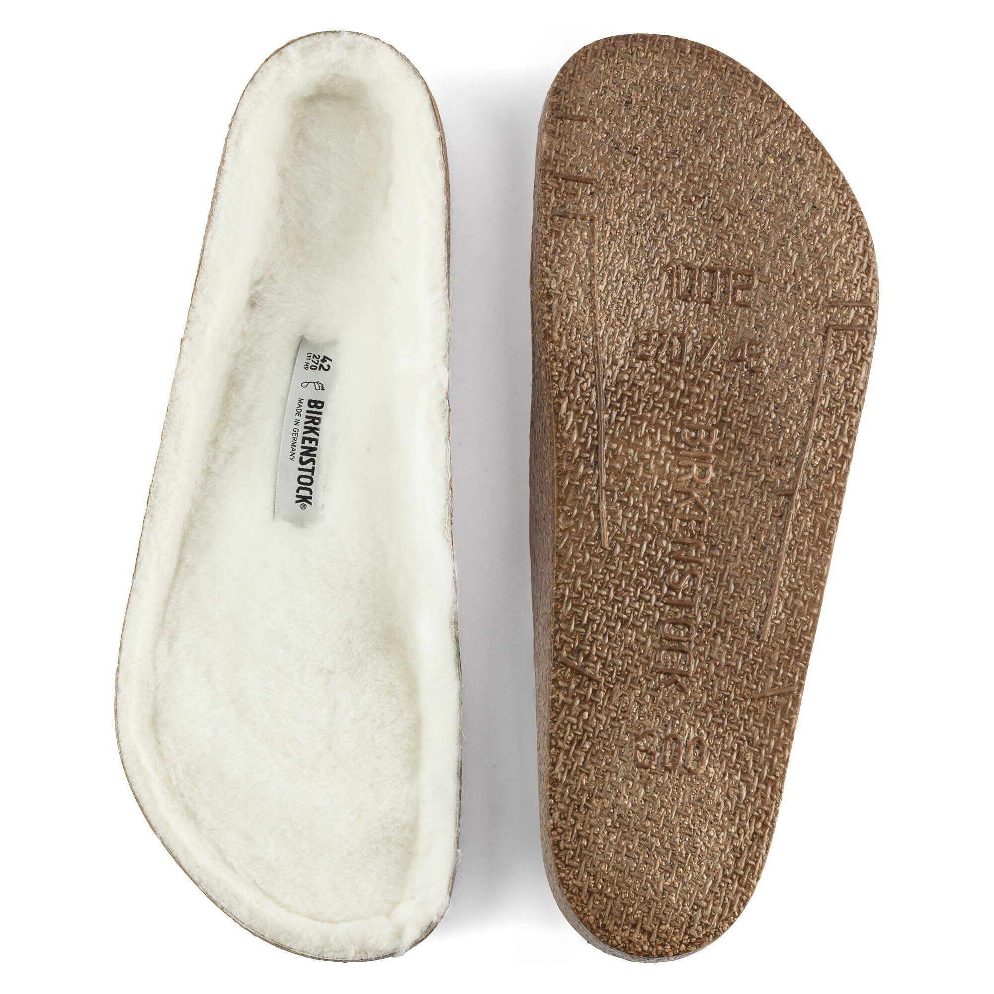 Replacement Shearling Footbed Zermatt Andermatt Wool White BIRKENSTOCK