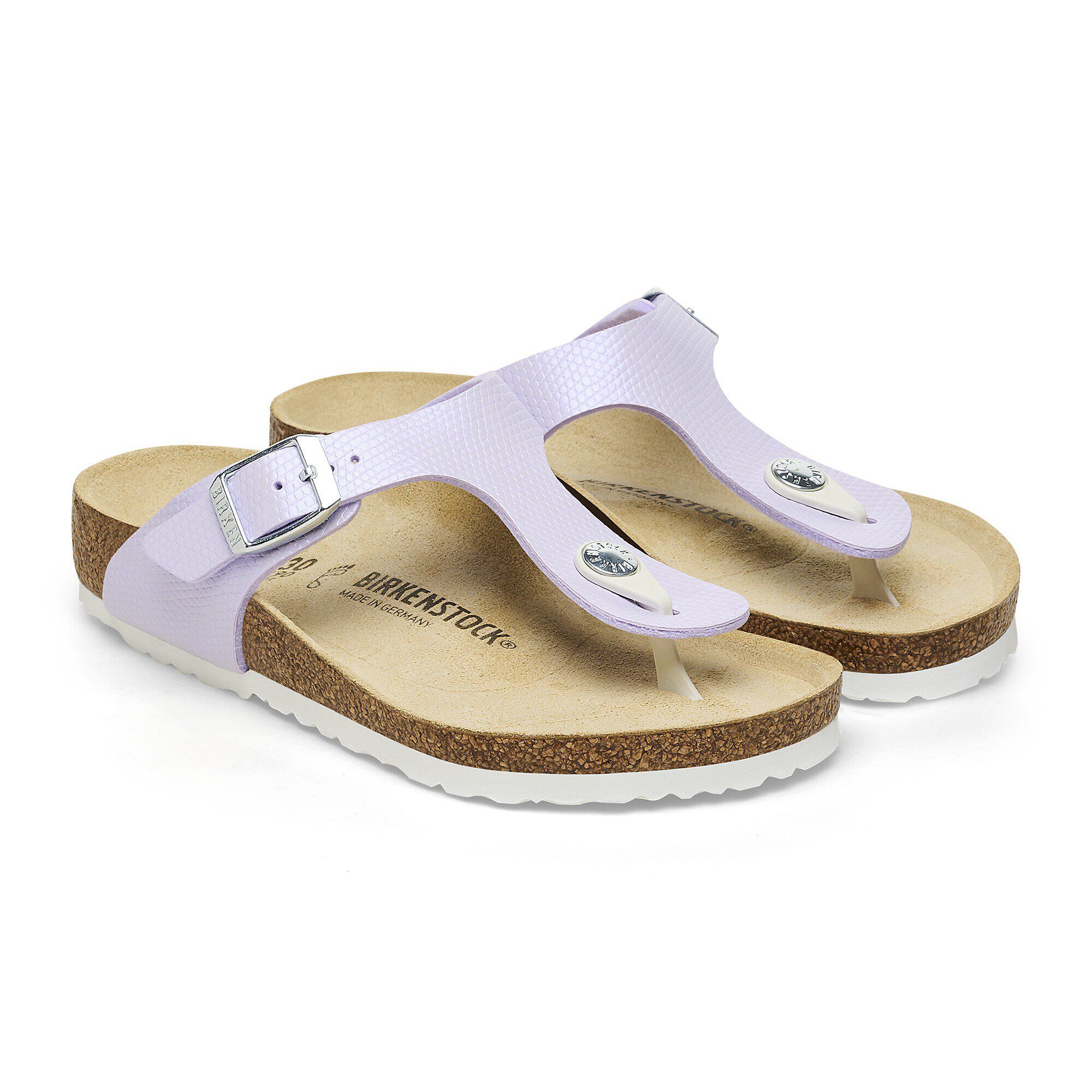 Gizeh Kids BS Birko-Flor Embossed Shiny Lizard Purple Fog